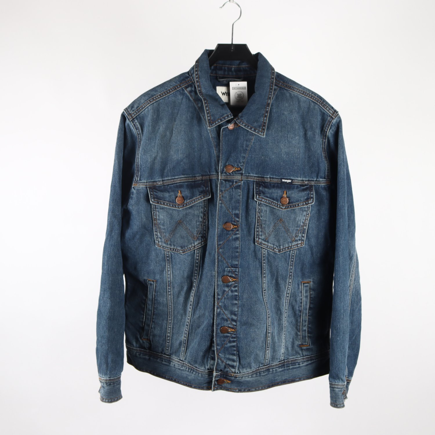 Jeansjacka, Wrangler, blå, stl. XL