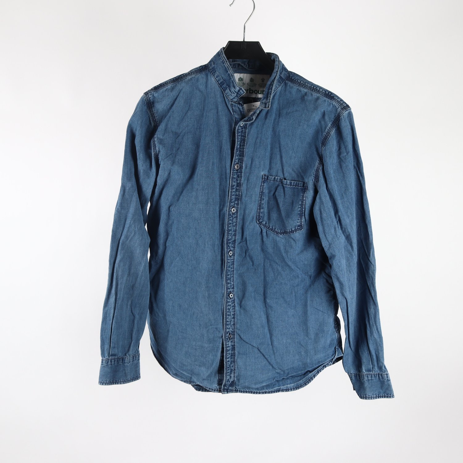 Skjorta, Barbour, blå, stl. M