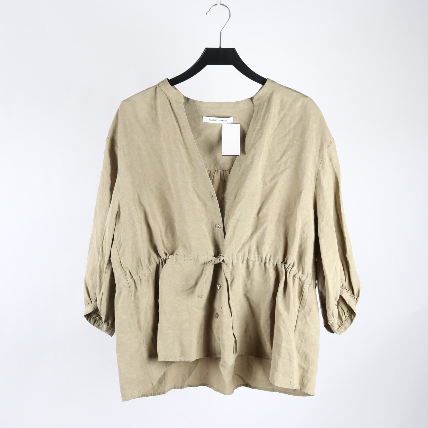 Blus, Samsøe Samsøe, beige, stl. L