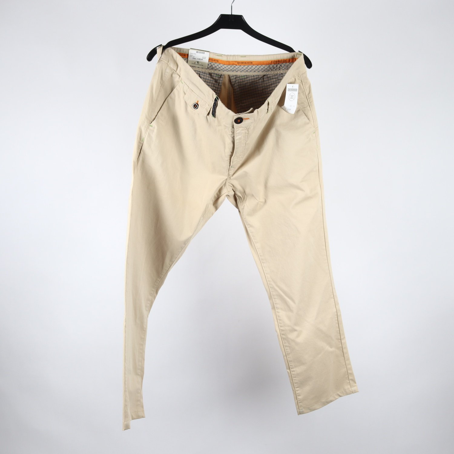 Byxor, Hansen & Jacob, beige, stl. 34/32