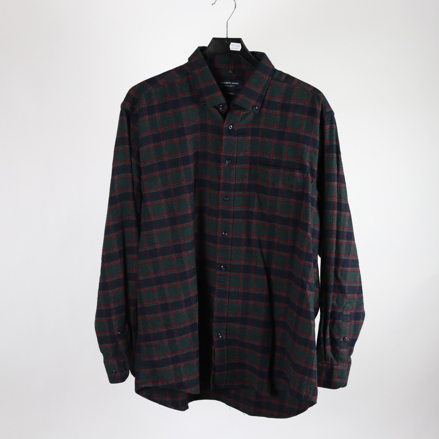 Flanellskjorta, Andrew James, stl. XL