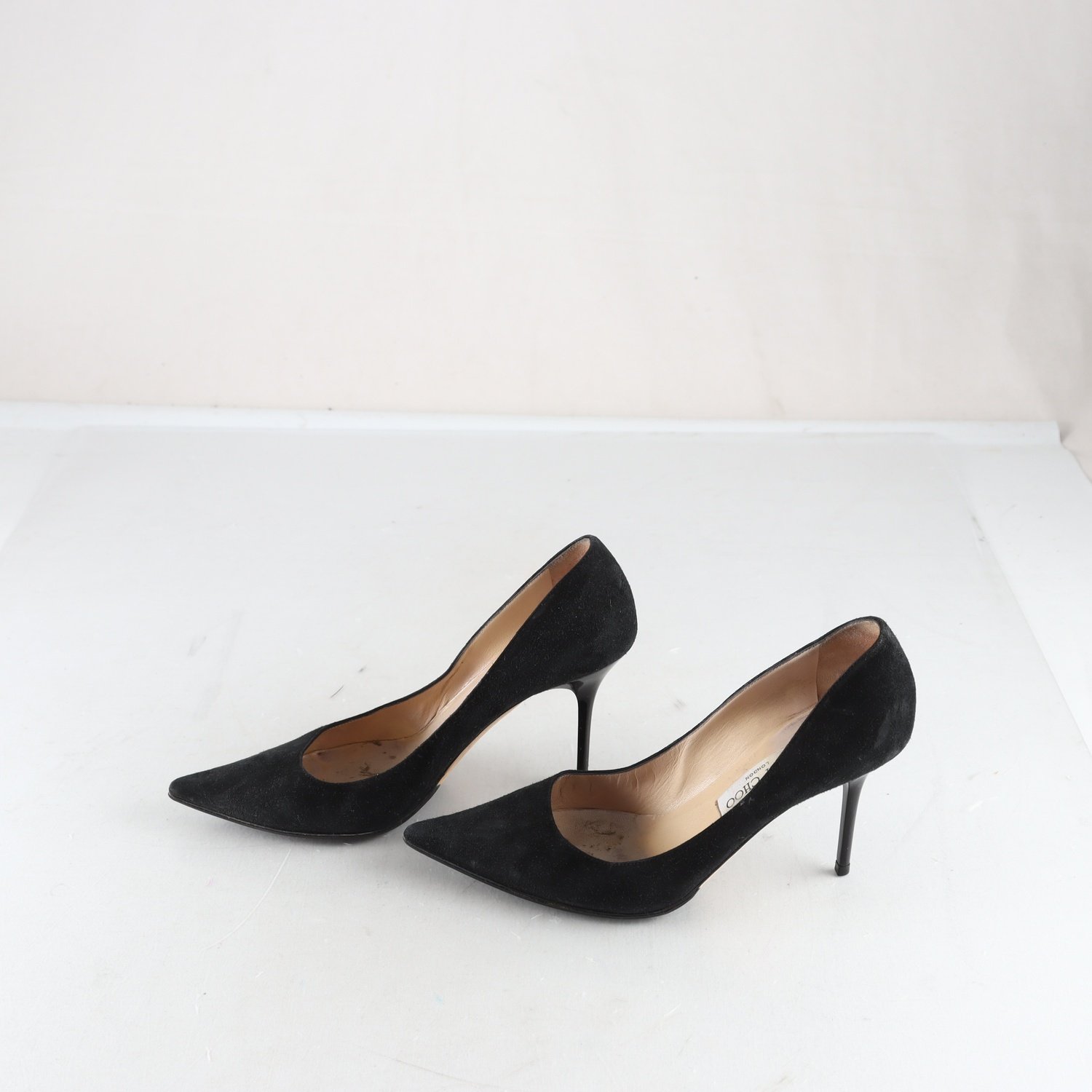 Pumps, Jimmy Choo, läder, stl. 38.5
