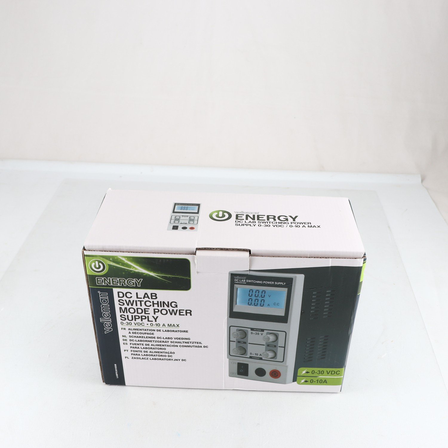 DC-adapter, Velleman. Samfraktas ej.