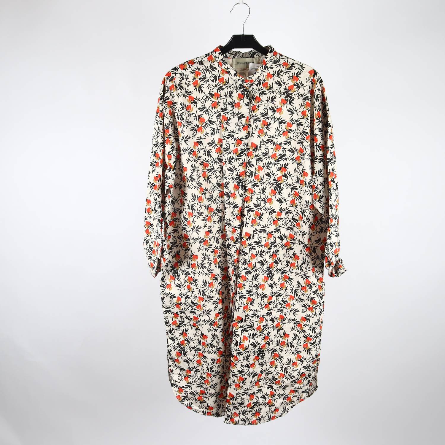 Klänning, By Malene Birger, orange, vit, stl. 42