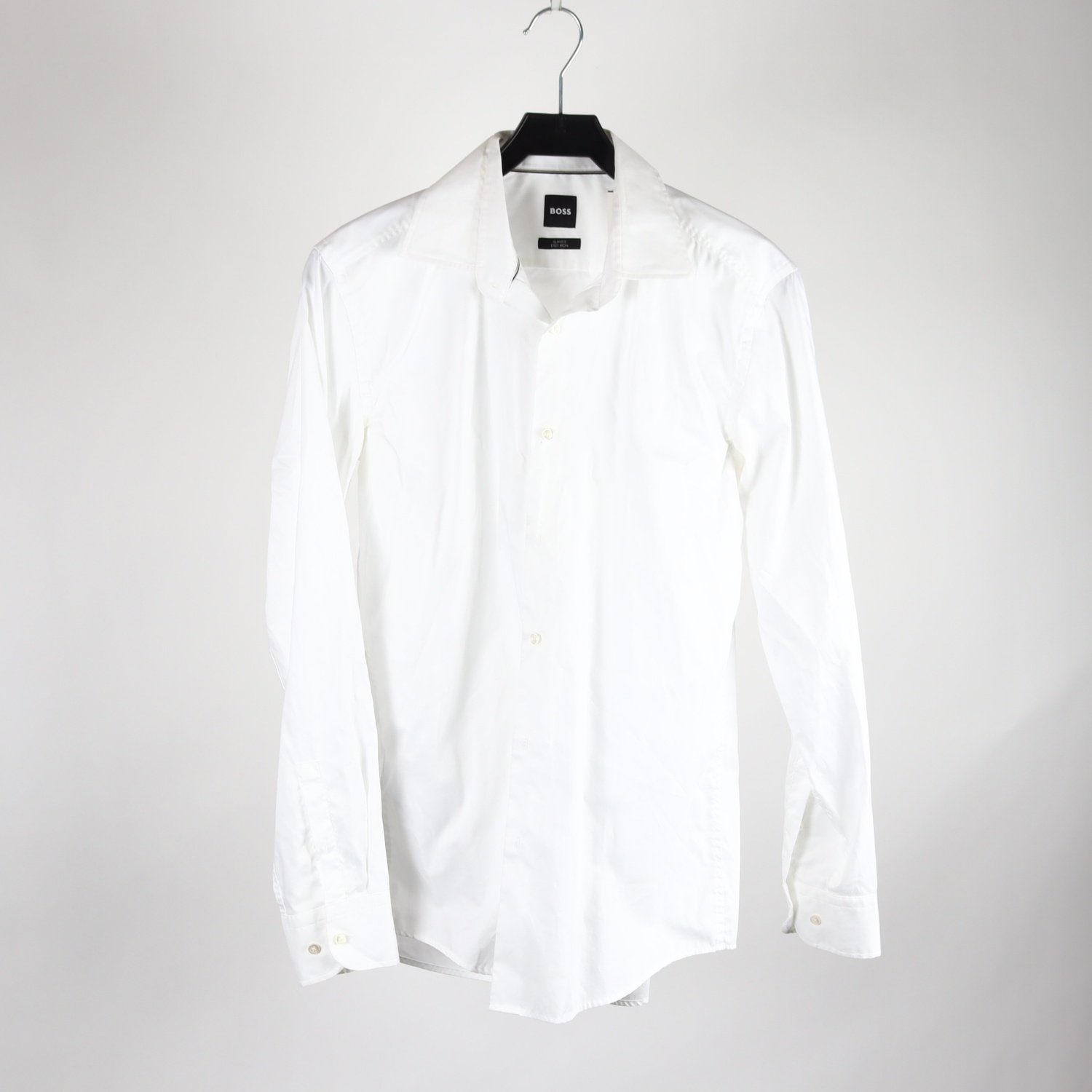 Skjorta, Hugo Boss, vit, Slim fit, stl. M