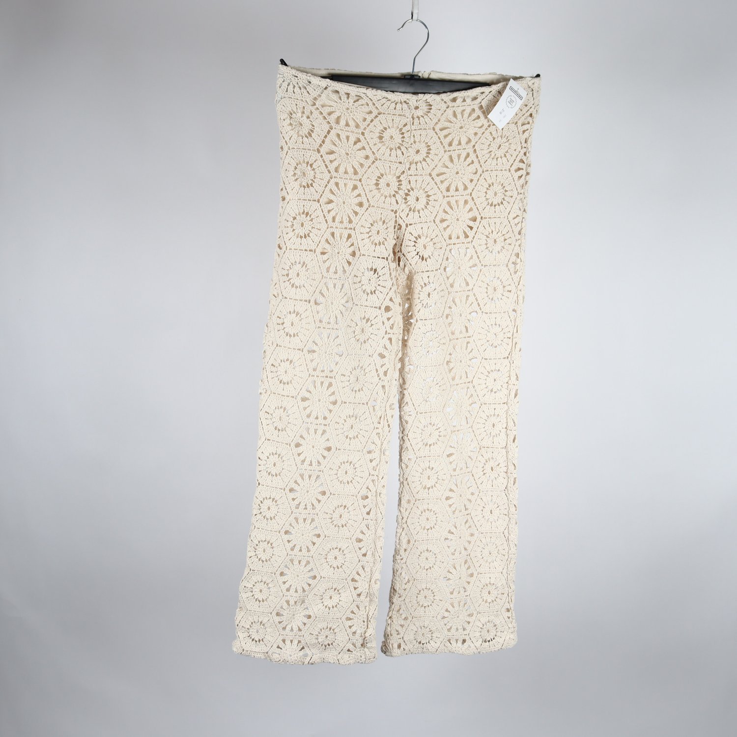 Byxor, H&M, benvit, virade, stl. ca. M