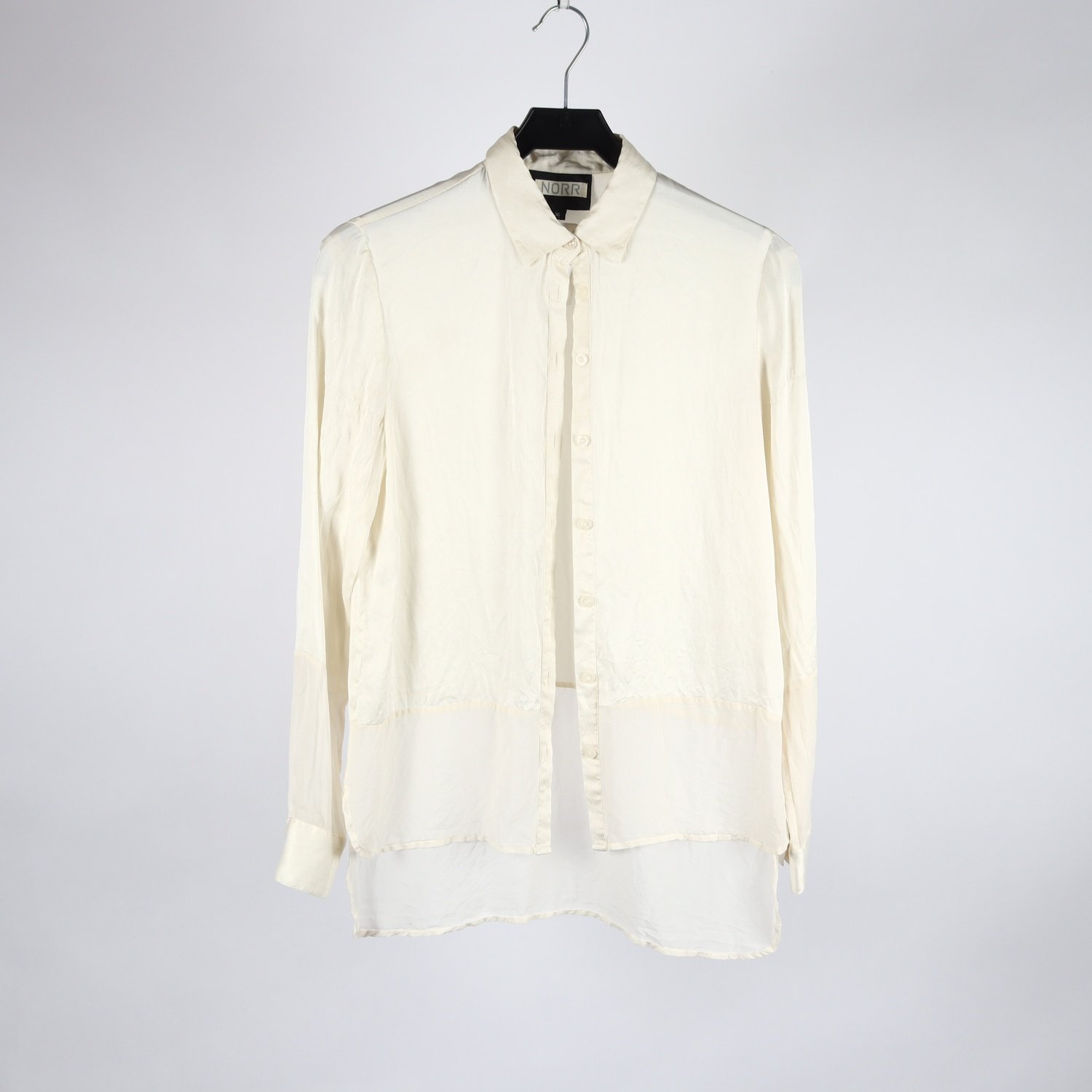 Blus, Norr, offwhite, silke, stl. 36