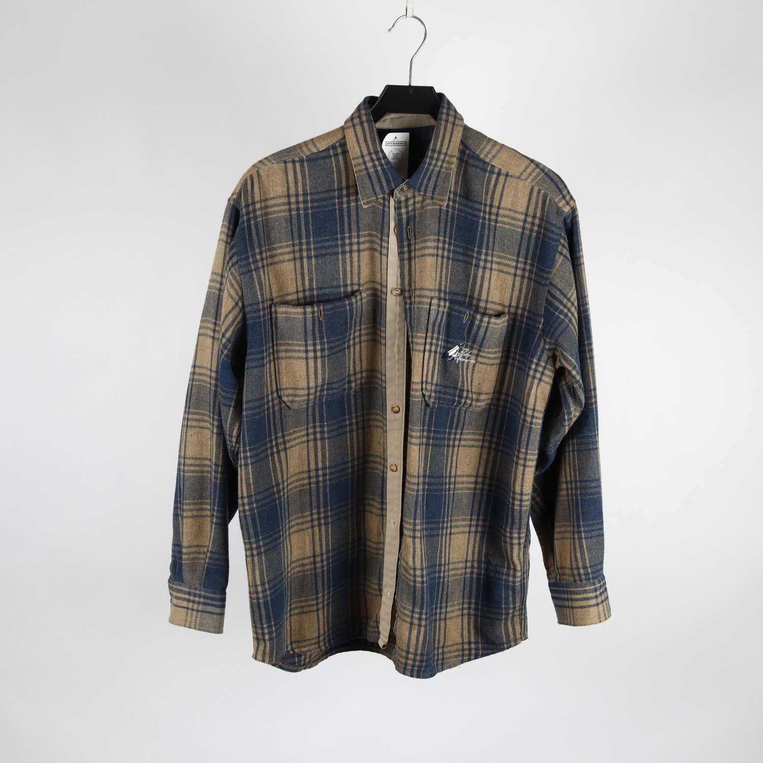 Skjorta, Peak Performance, blå, beige, stl, M