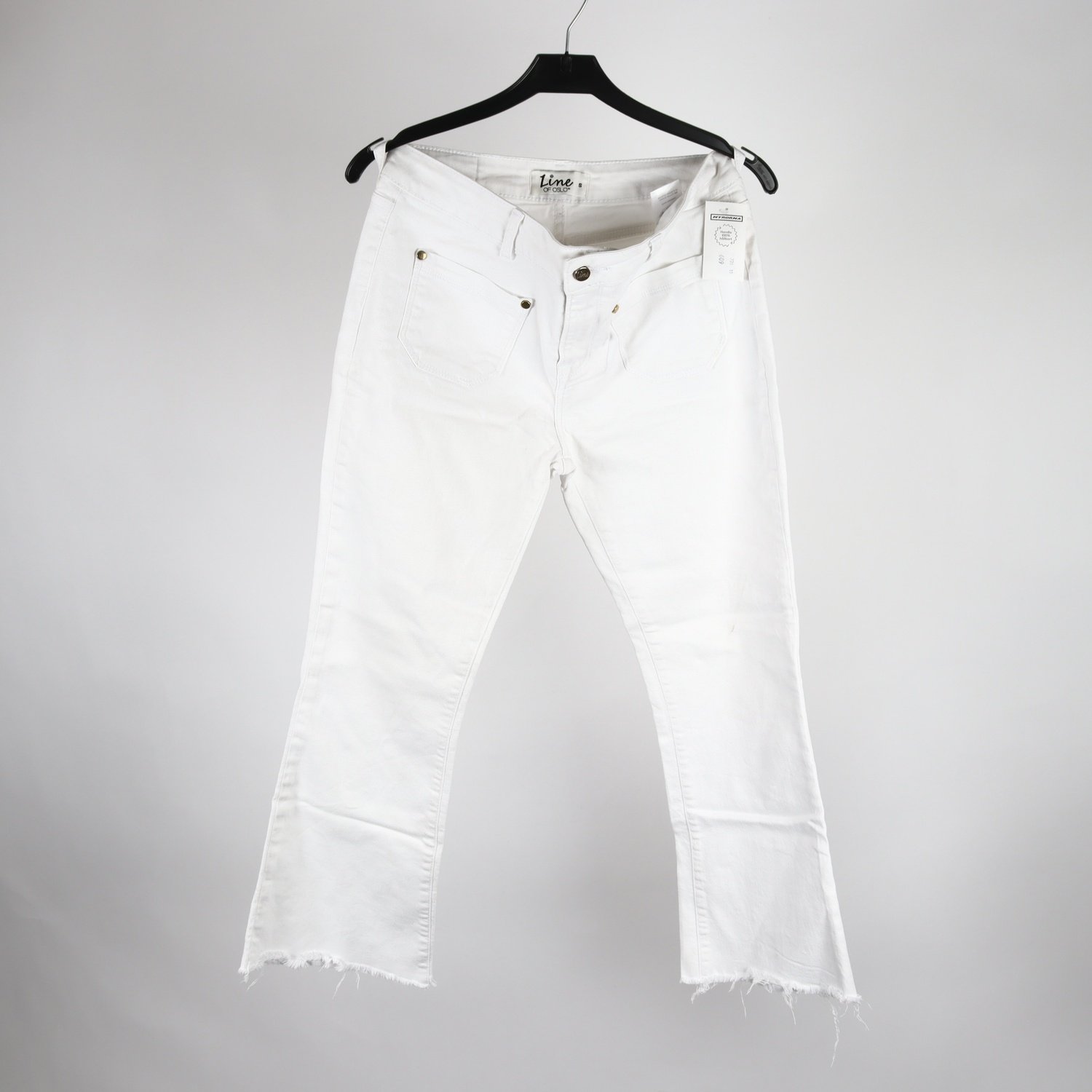 Jeans, Line of Oslo, vit, stl. S