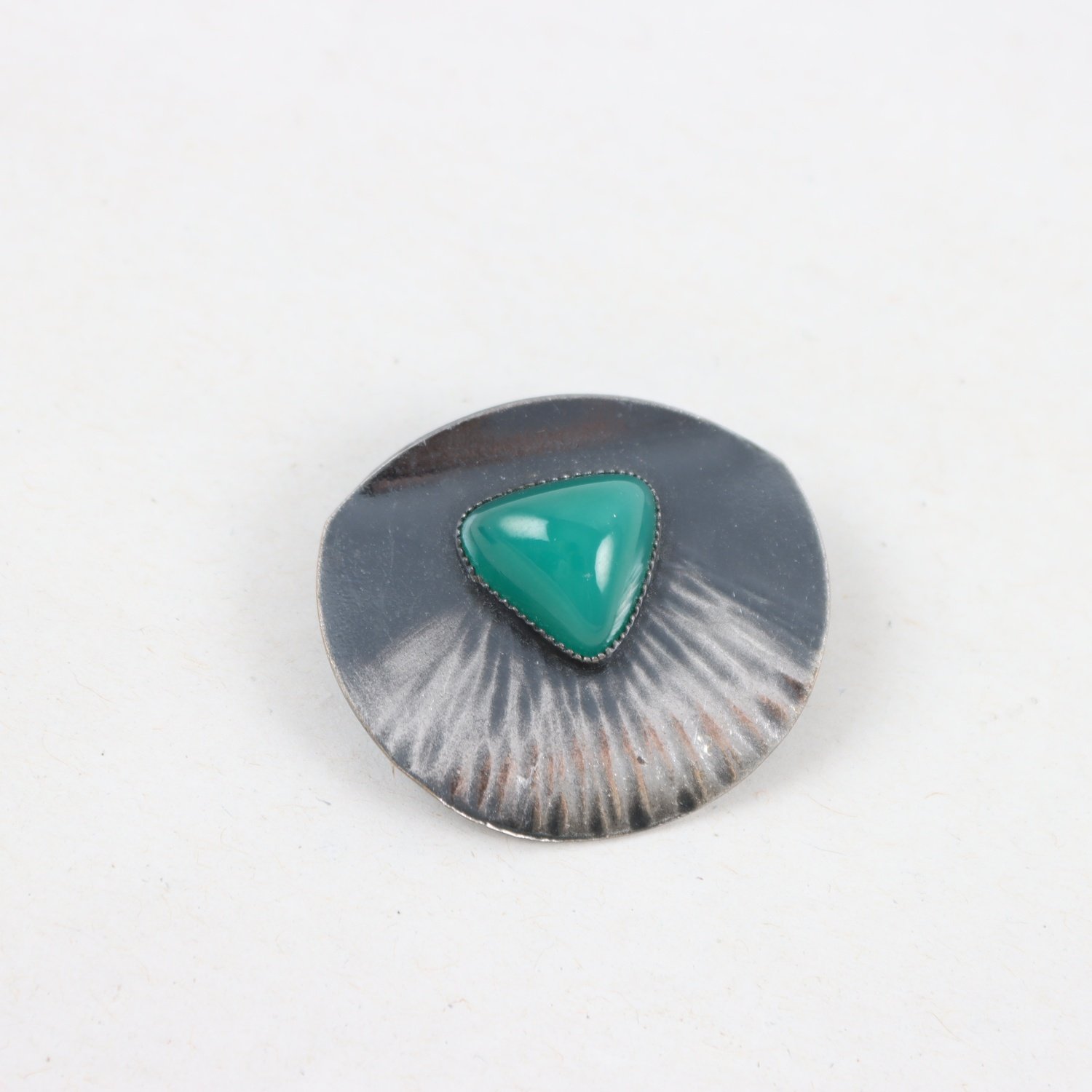 Brosch, Sten, Silver, 8,4g