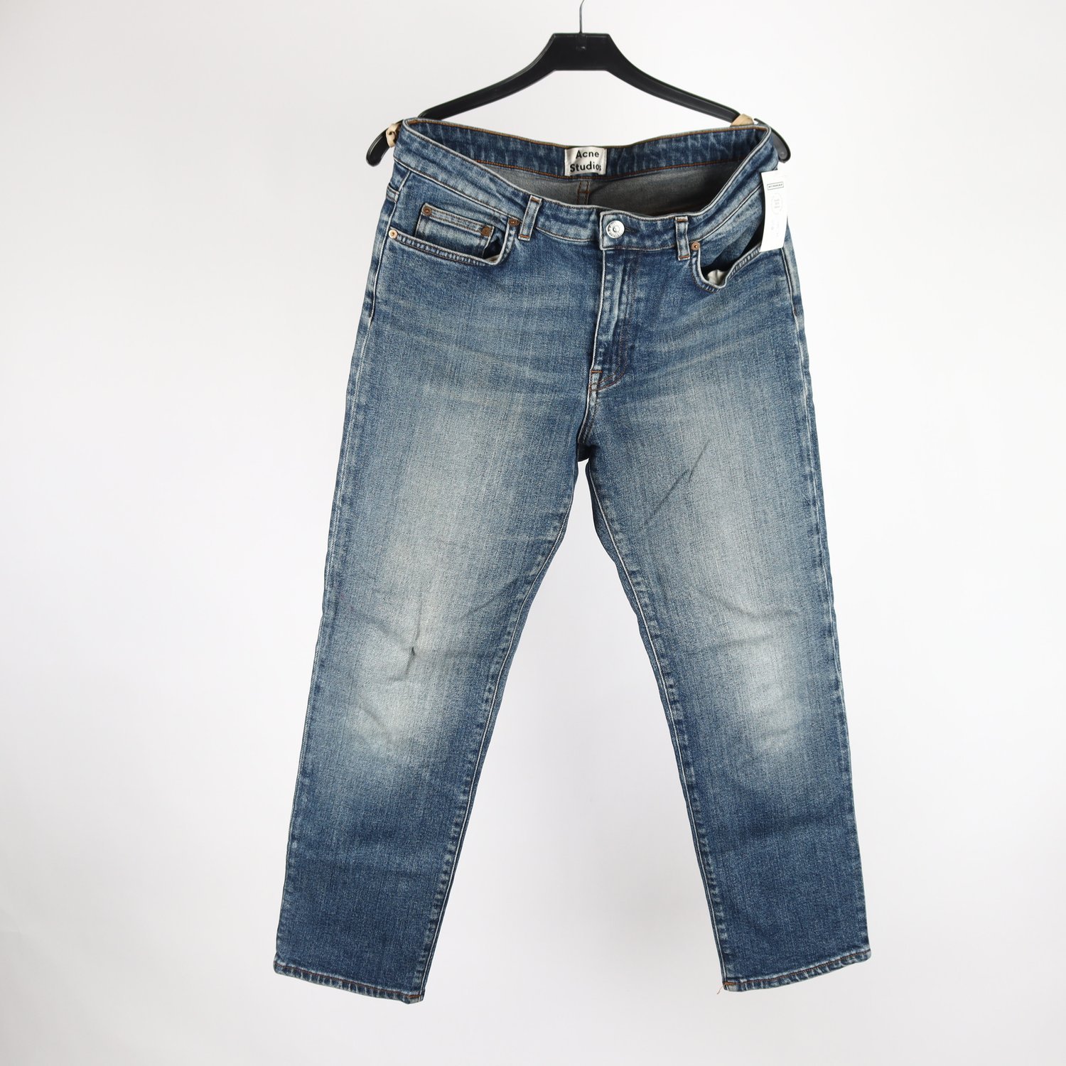 Jeans, Acne Studio, Row Str Vintage, blå, stl. 28/32
