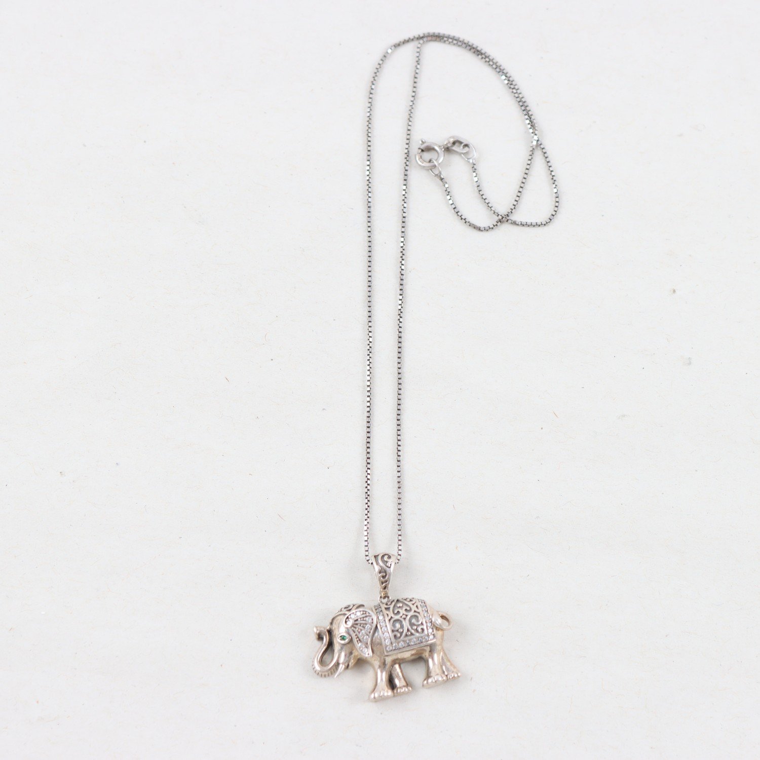 Halsband & Hänge, Silver, Vikt: 7,6g