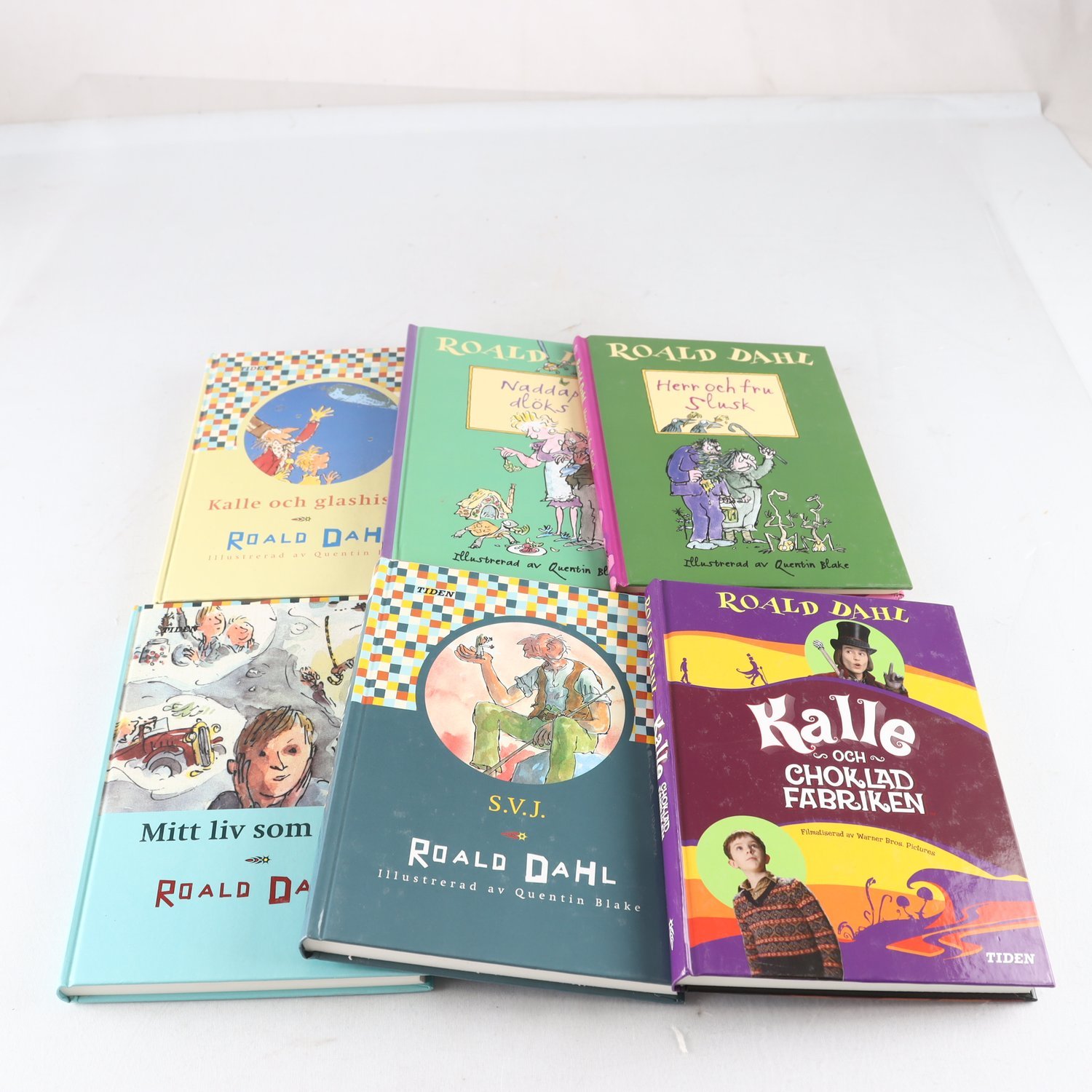 Roald Dahl, bokpaket med 6 volymer