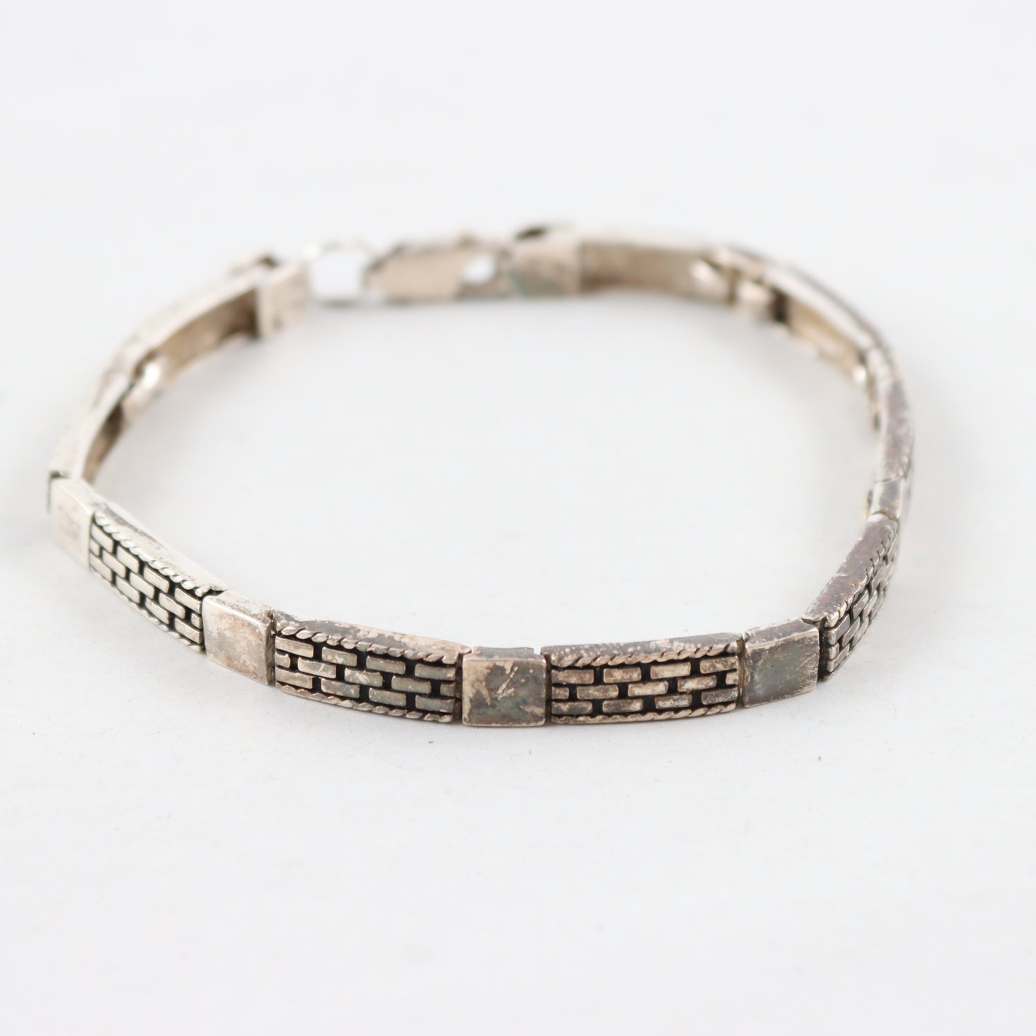 Armband, Silver, Vikt: 17,8g