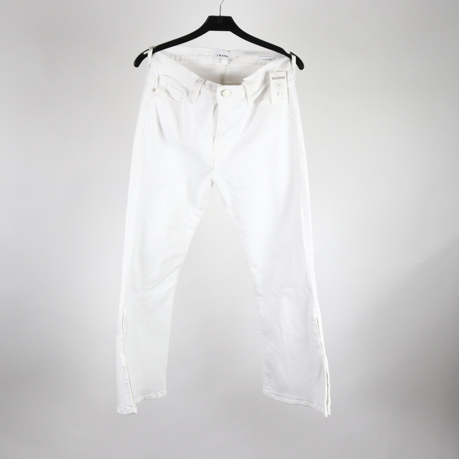 Jeans, Frame, vit, Le Crop Flare, stl. 29