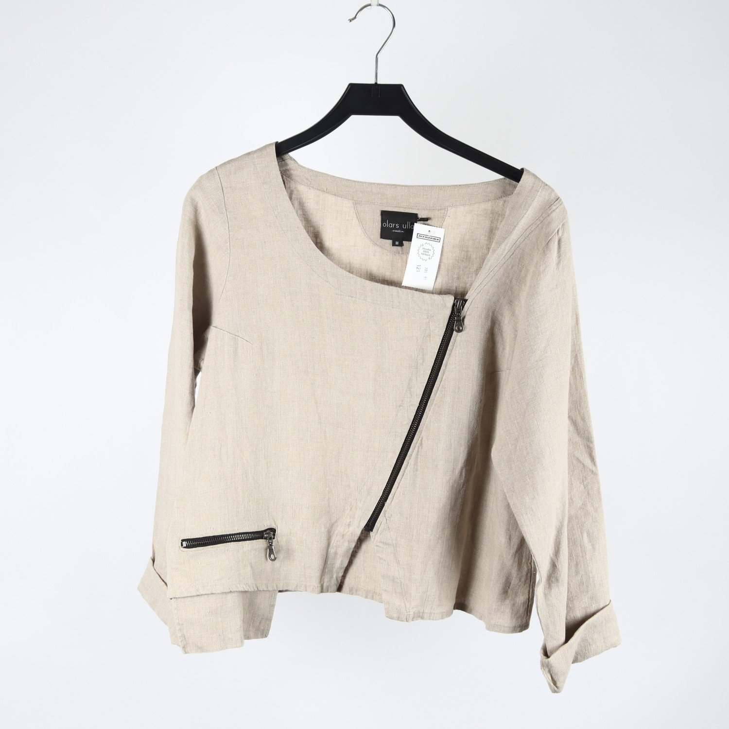 Jacka, Olars Ulla, beige, lin, stl. M