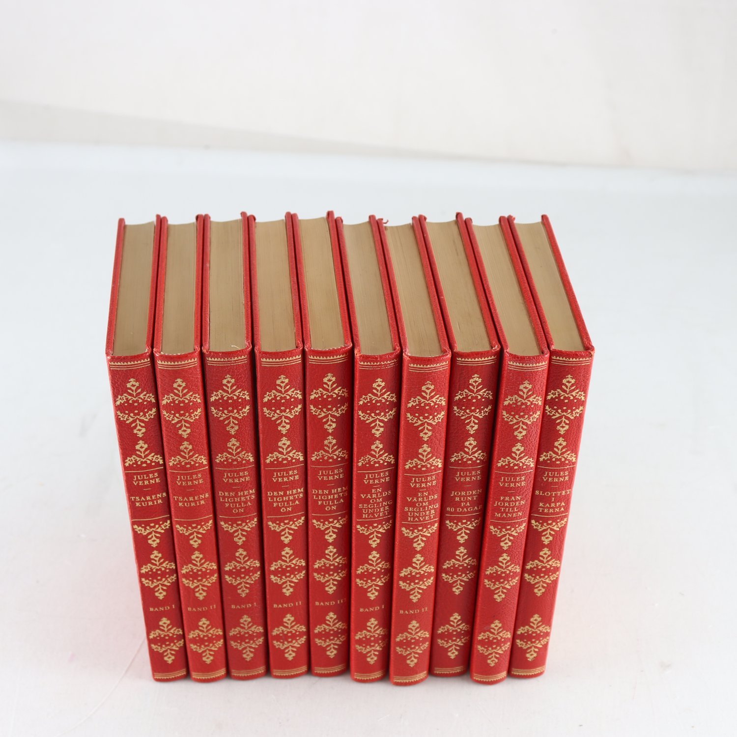 Jules Verne, Samlade verk, bokpaket med 10 volymer