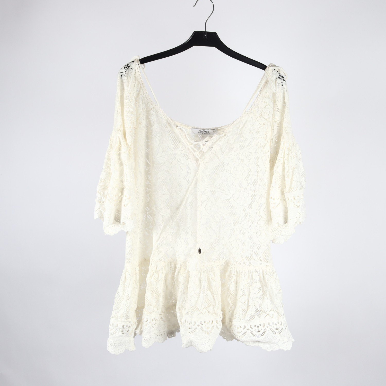 Blus, Doutzens x Hunkemöller, vit, spets, stl. S
