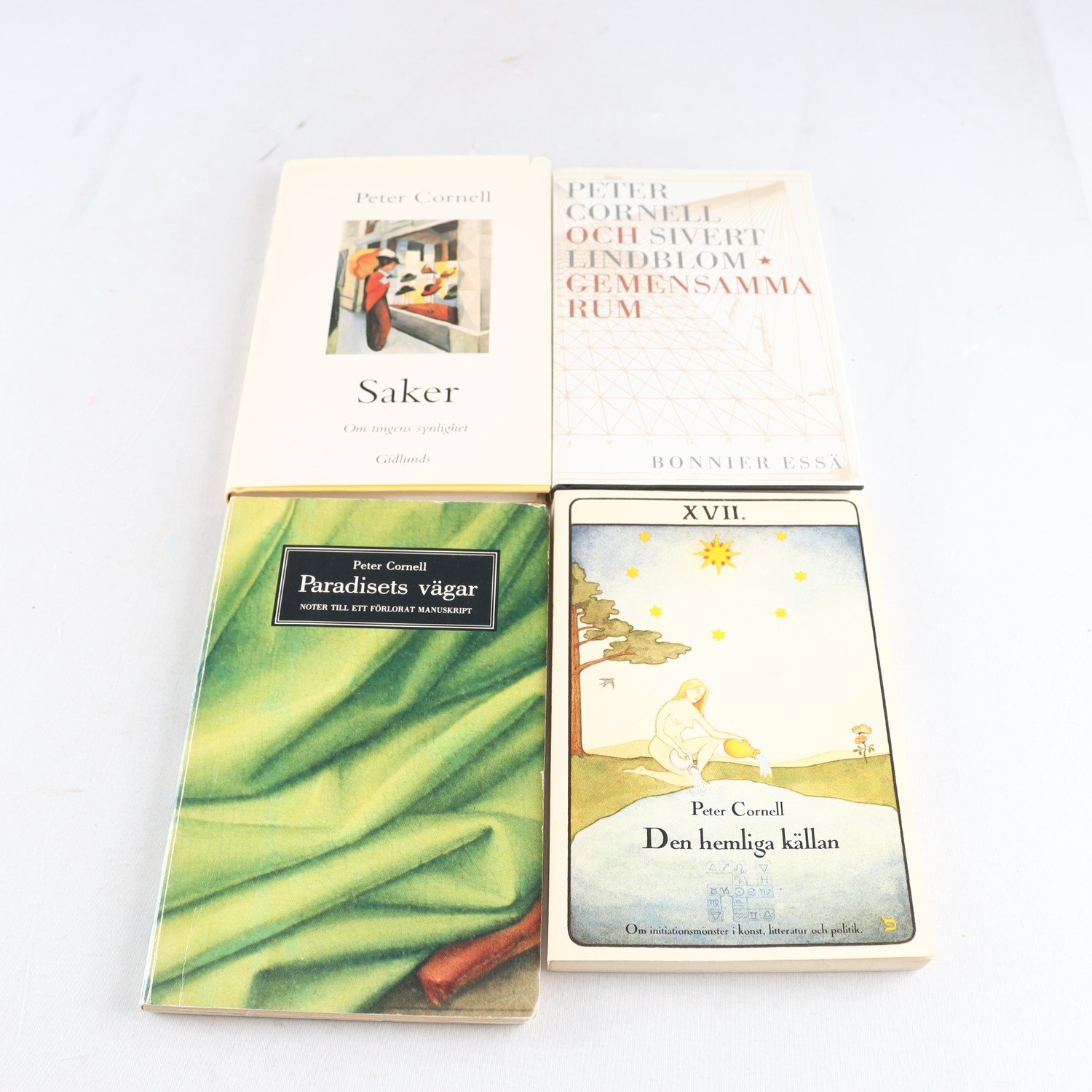 Peter Cornell, bokpaket med 4 volymer