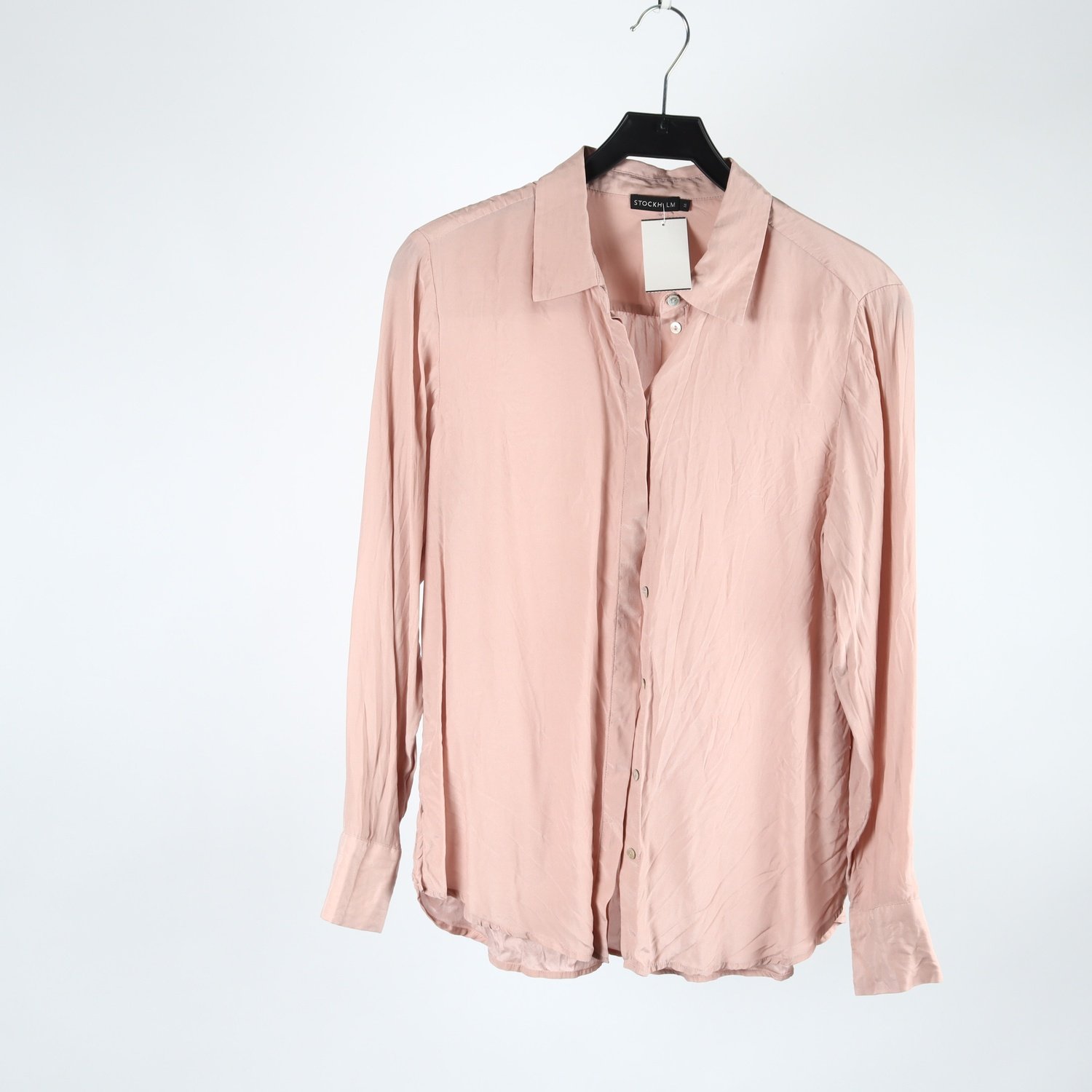 Blus, Stockh LM, lacrosa, silke, stl. M