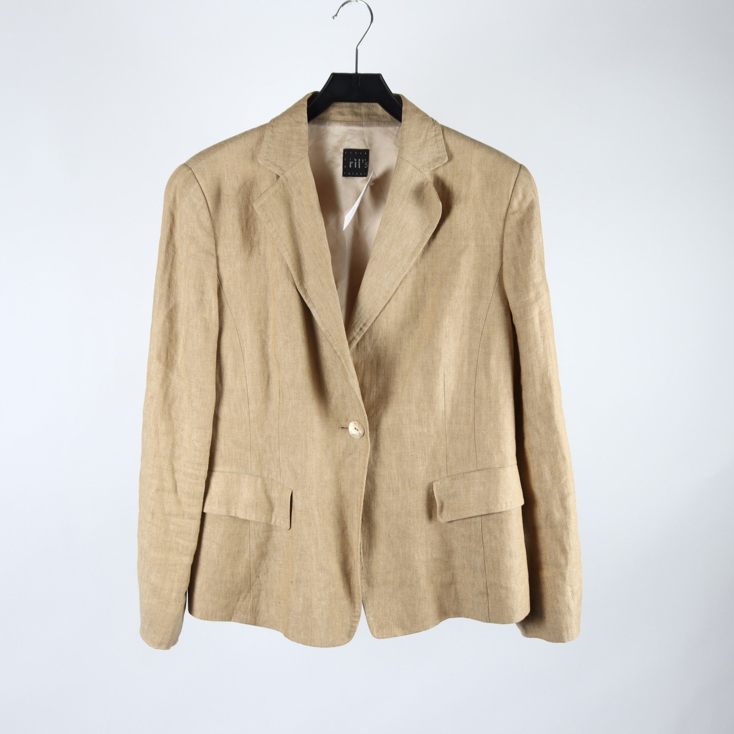 Kavaj, Ril´s, beige, lin, stl. 44