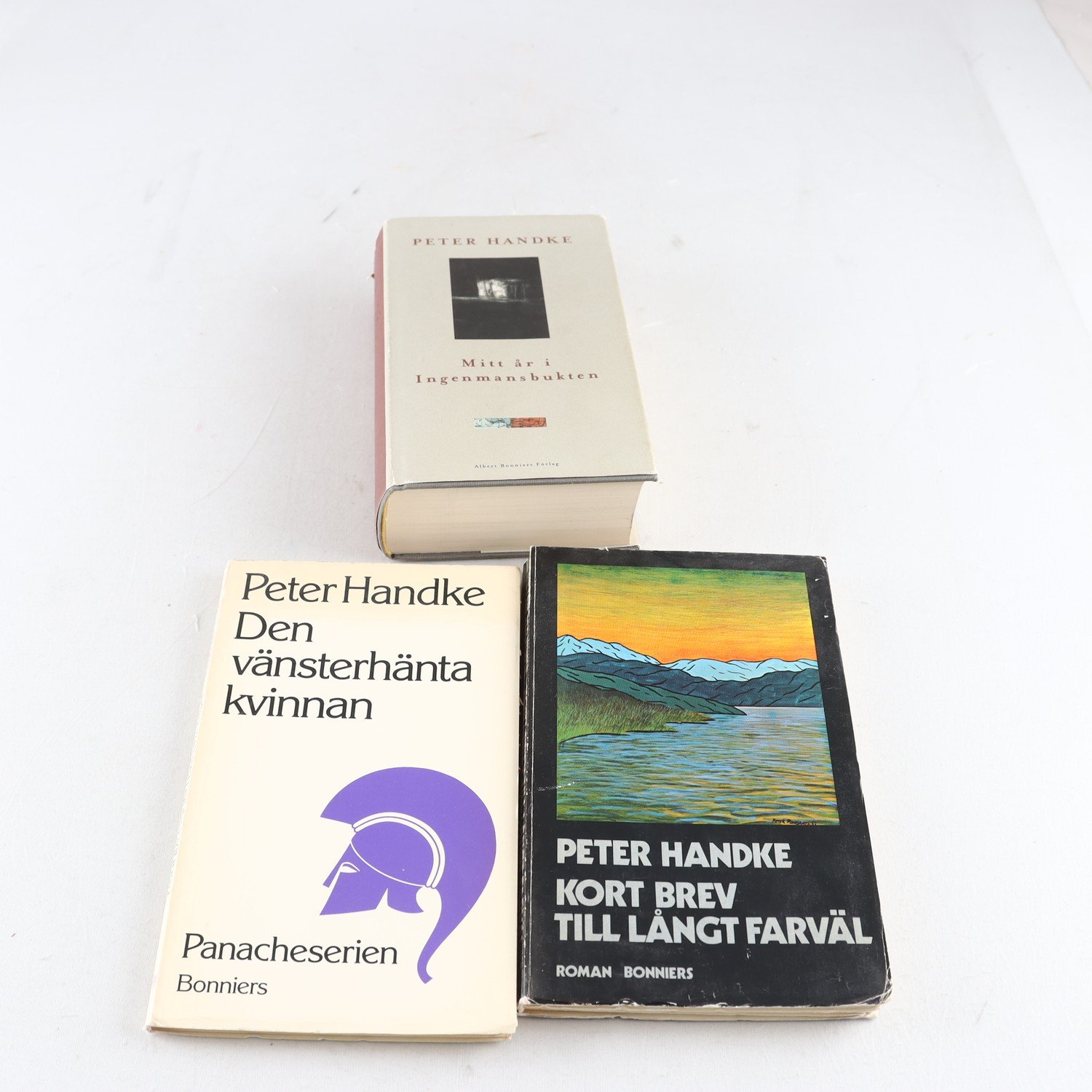 Peter Handke, bokpaket med 3 volymer