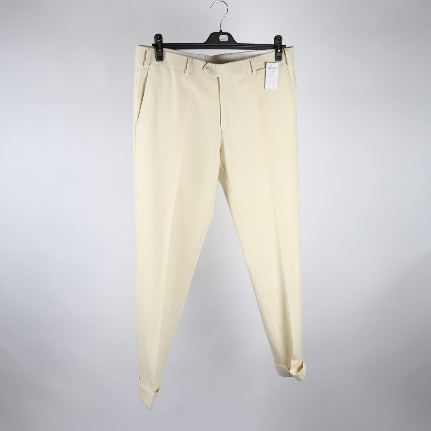 Byxor, Rose & Born, offwhite, ull, stl. 50