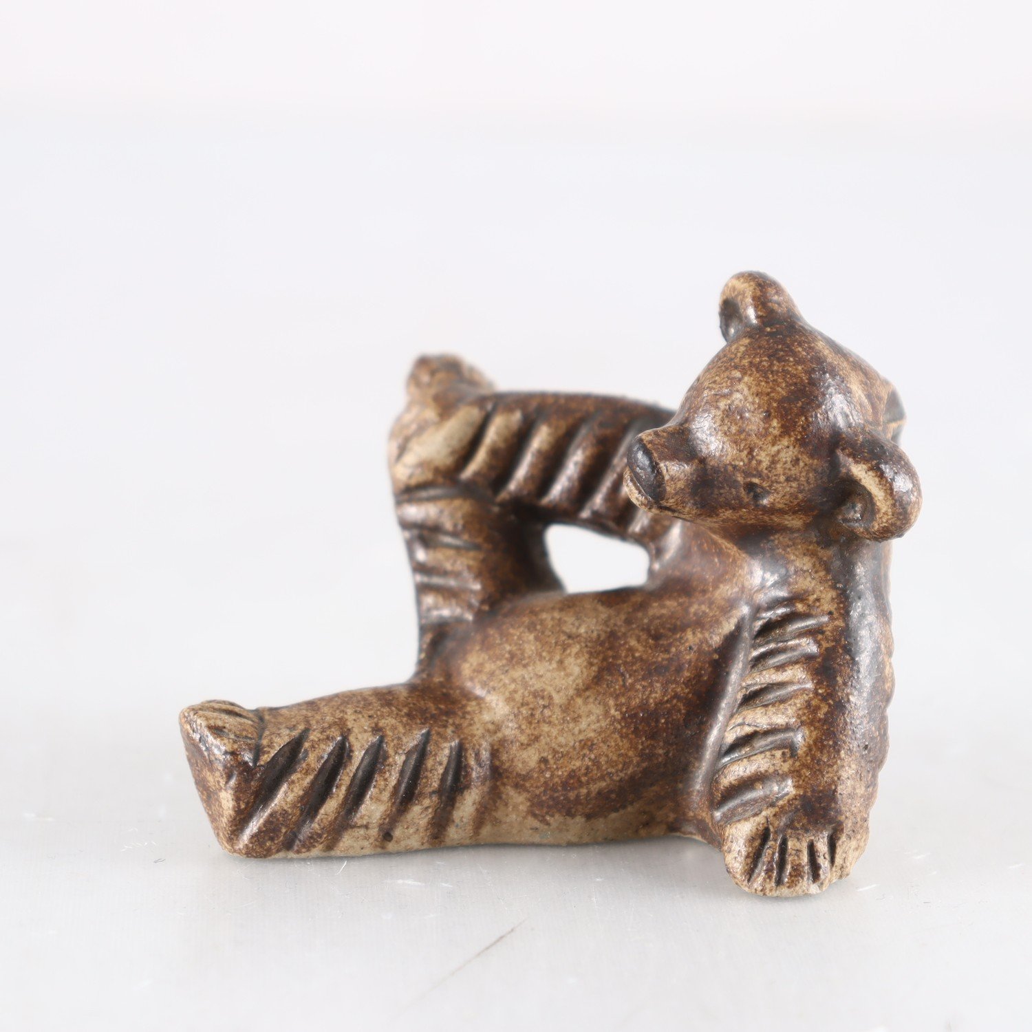Figurin, keramik, Willi Fischer, Danmark