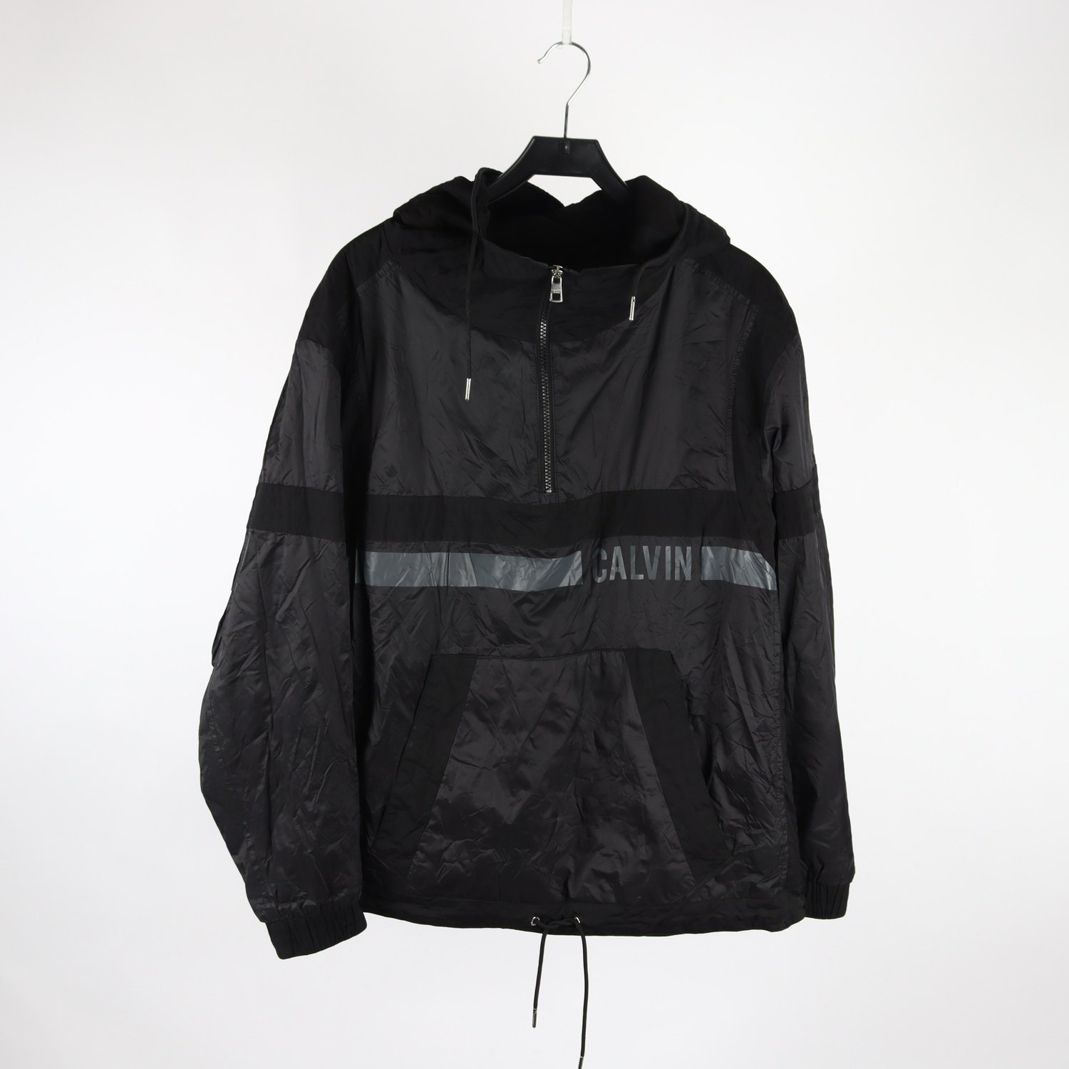 Anorak, Calvin Klein, svart, vadderad, stl. M