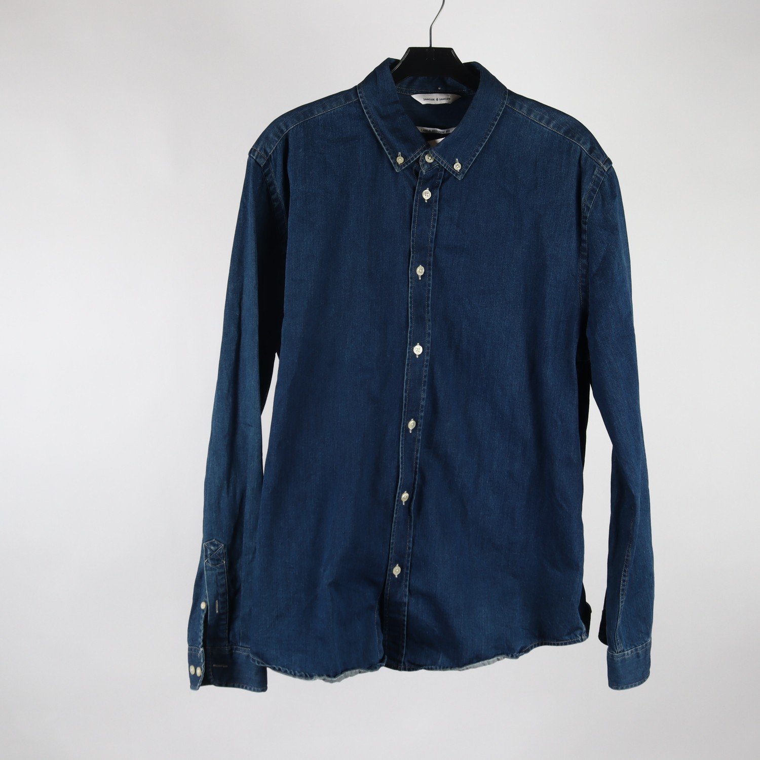 Jeansskjorta, Samsoe Samsoe, blå, stl. XL