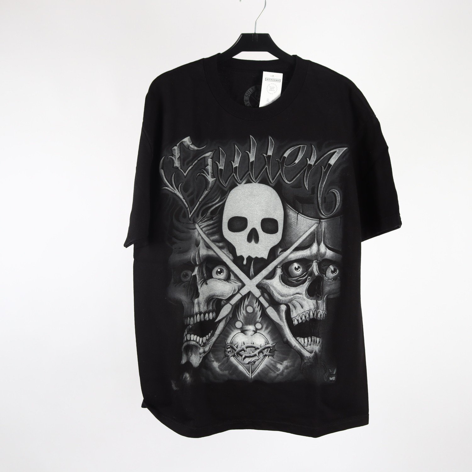 T-shirt, Sullen Art, svart, grå, stl. L