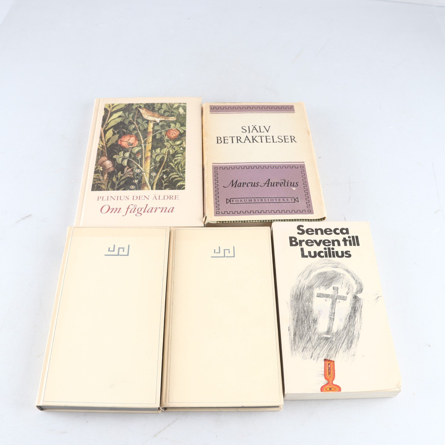 Antikens klassiker, bokpaket med 5 vol: Marcus Aurelius m.m.