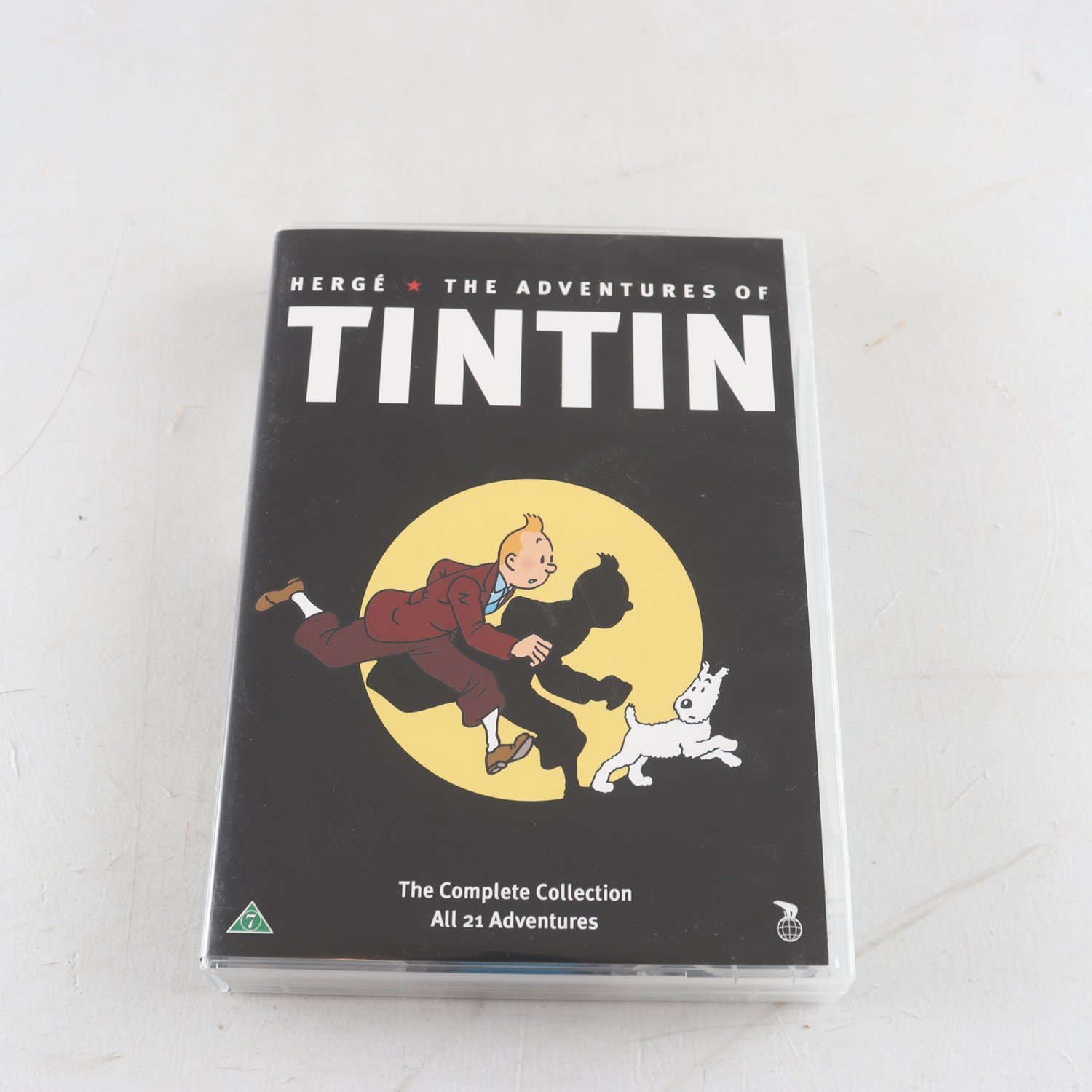 DVD-box, the adventures of Tintin, alla 21 äventyr