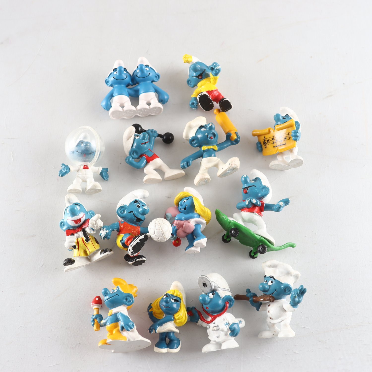 Figurer Surfar, Peyo 14 st