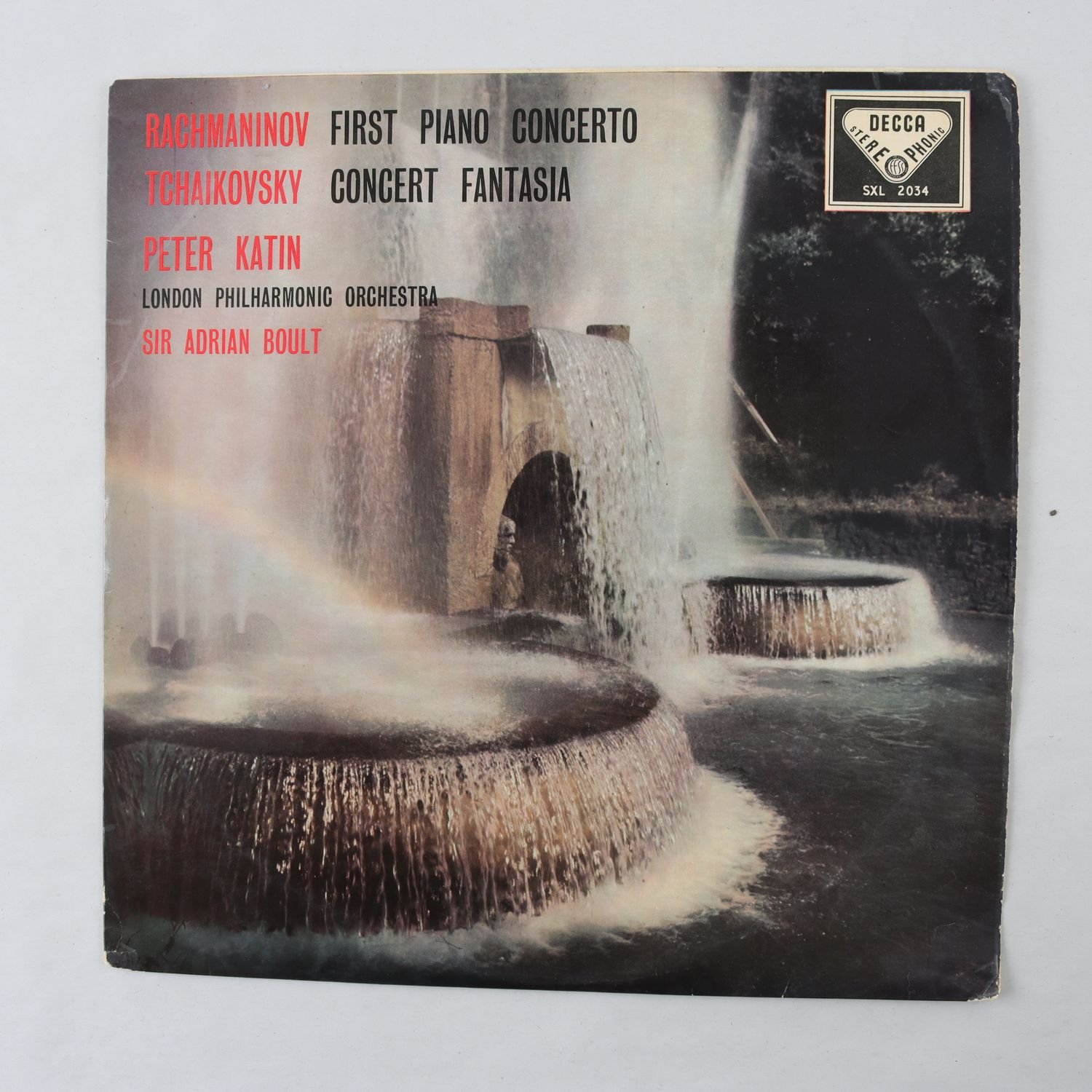 LP Rachmaninov, Tchaikovsky, First Piano Concerto / Concert Fantasia