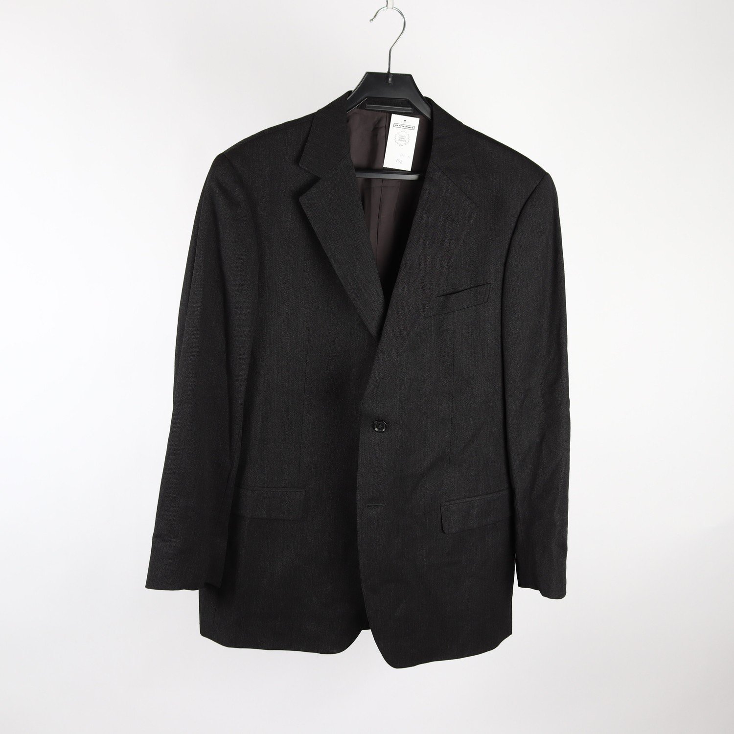 Kavaj, Ermenegildo Zegna, gråsvart, stl. 52