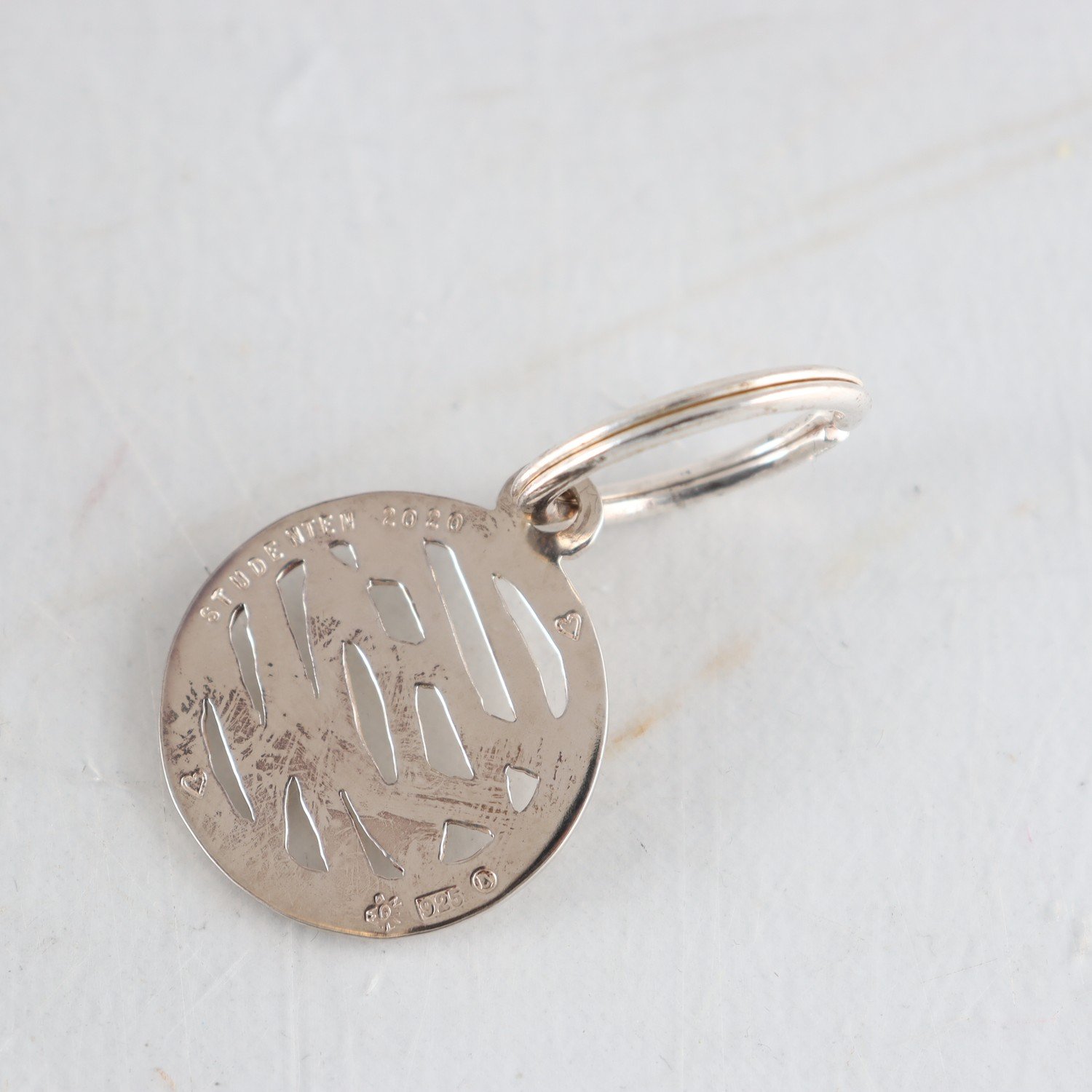 Nyckelring, Silver, Vikt: 13 g
