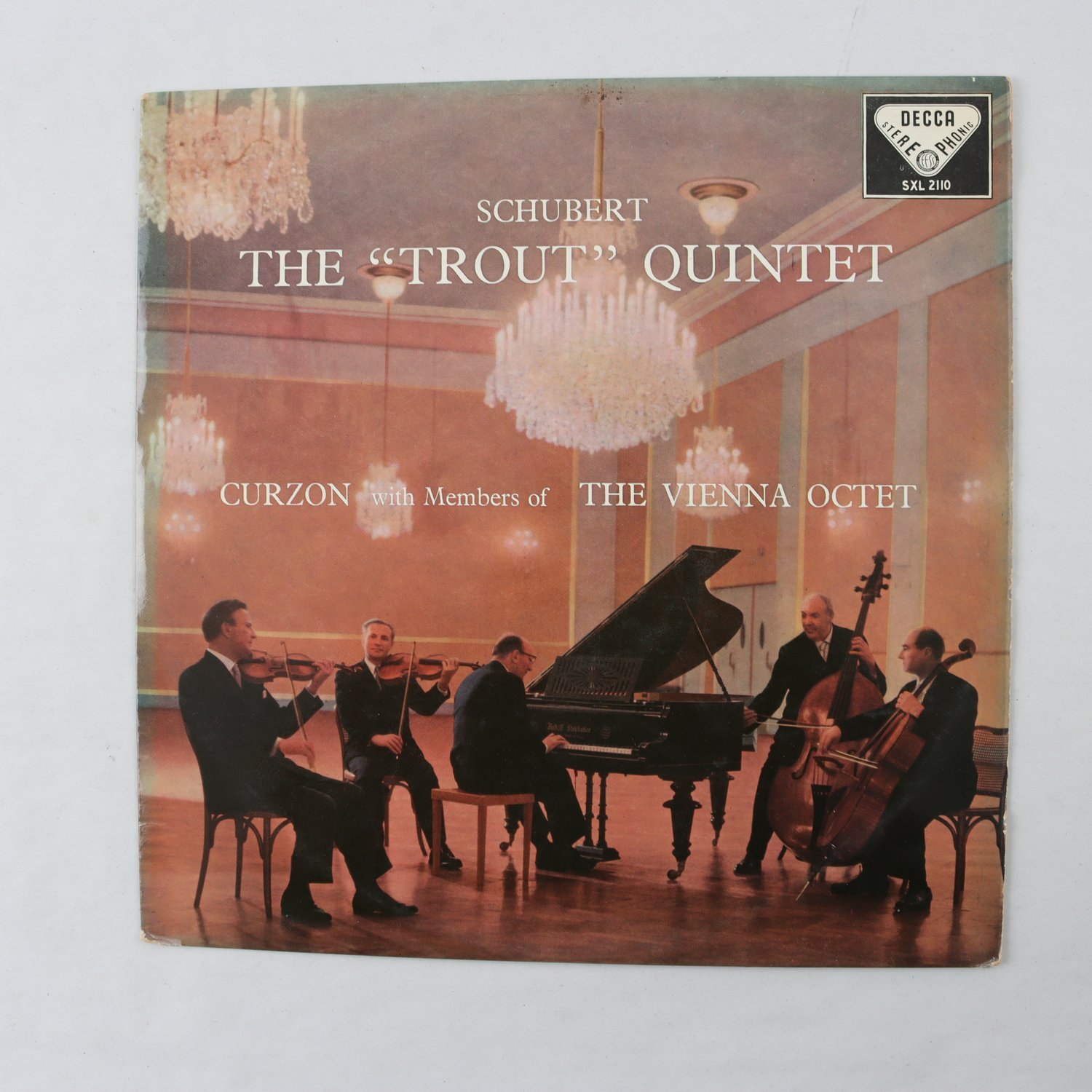 LP Schubert, Curzon With Members Of The Vienna Octet, The ”Trout” Quintet