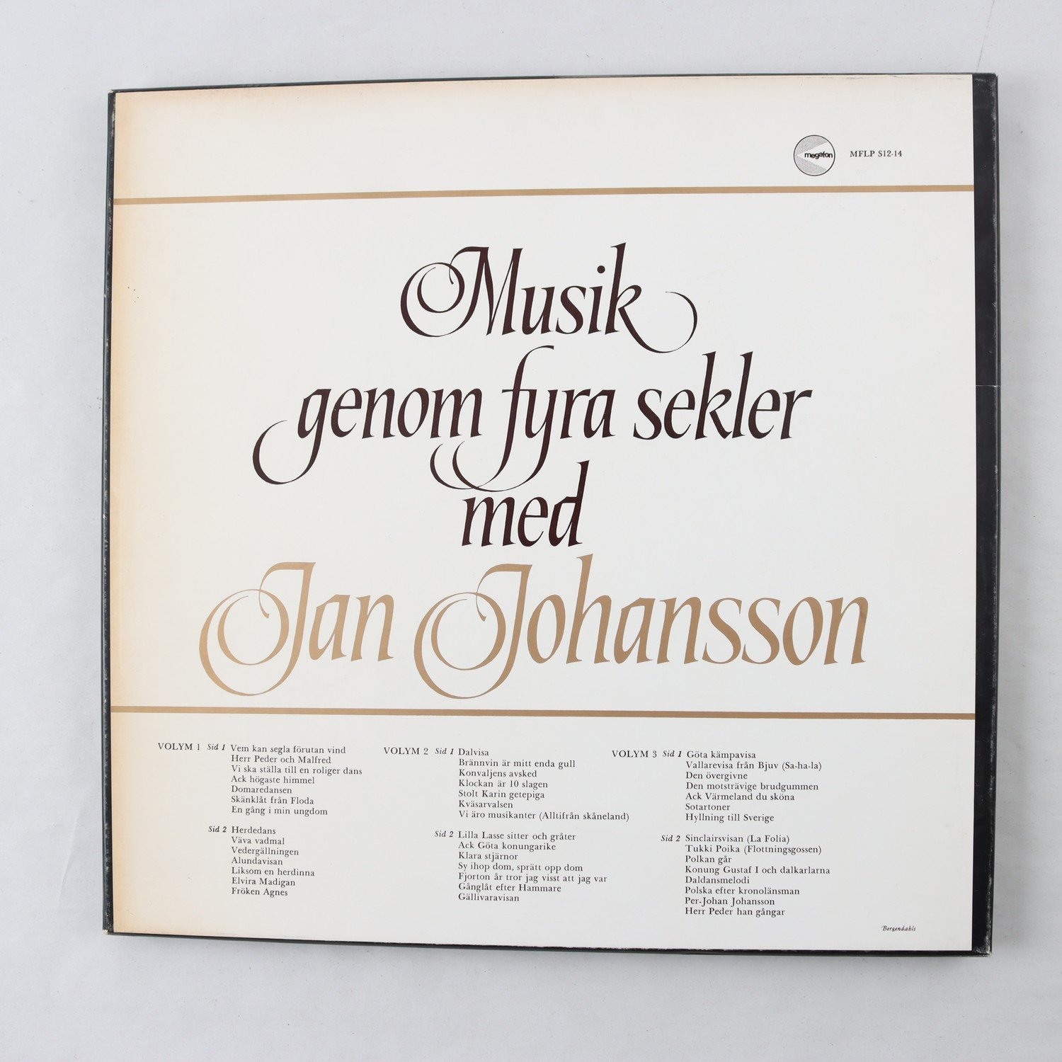 LP Jan Johansson, Musik Genom Fyra Sekler