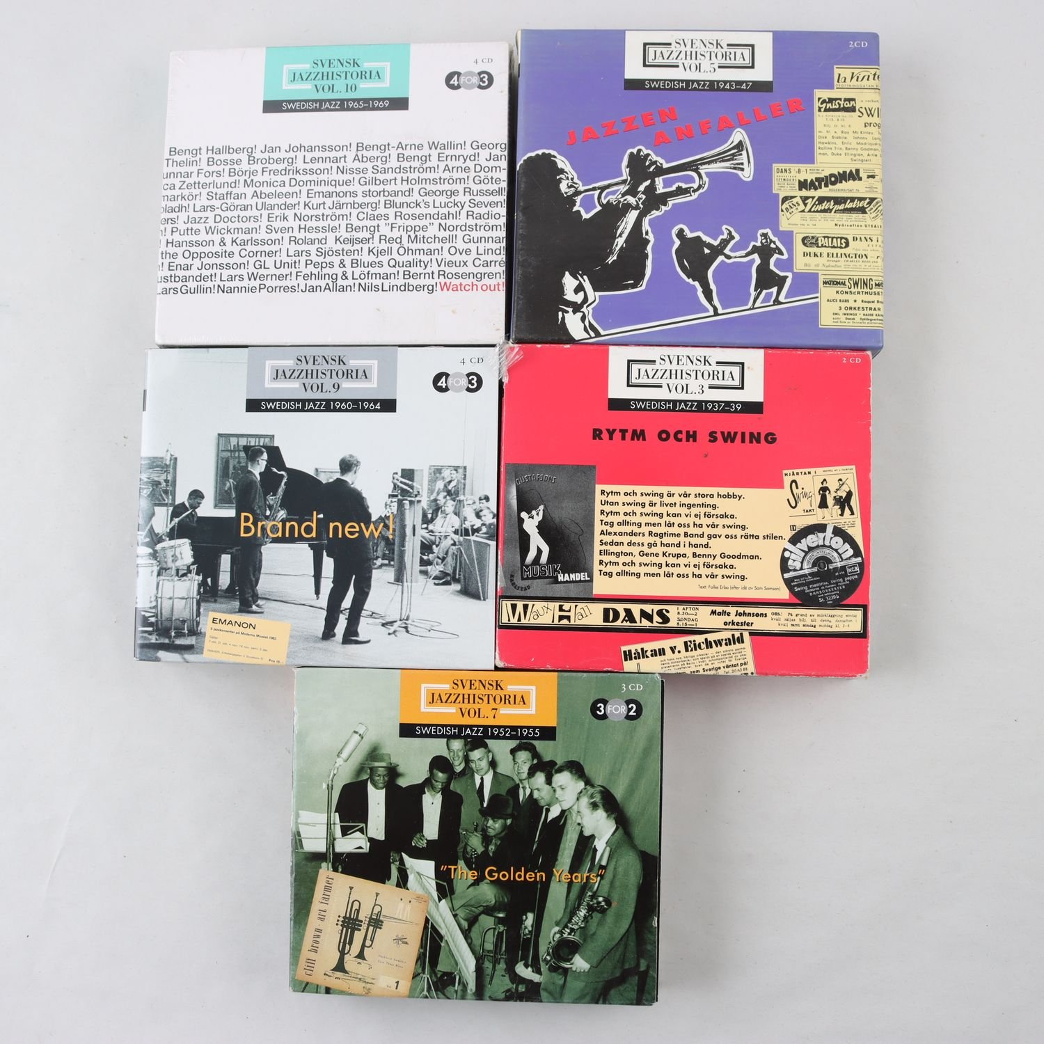 CD Svensk Jazzhistoria, 5 titlar