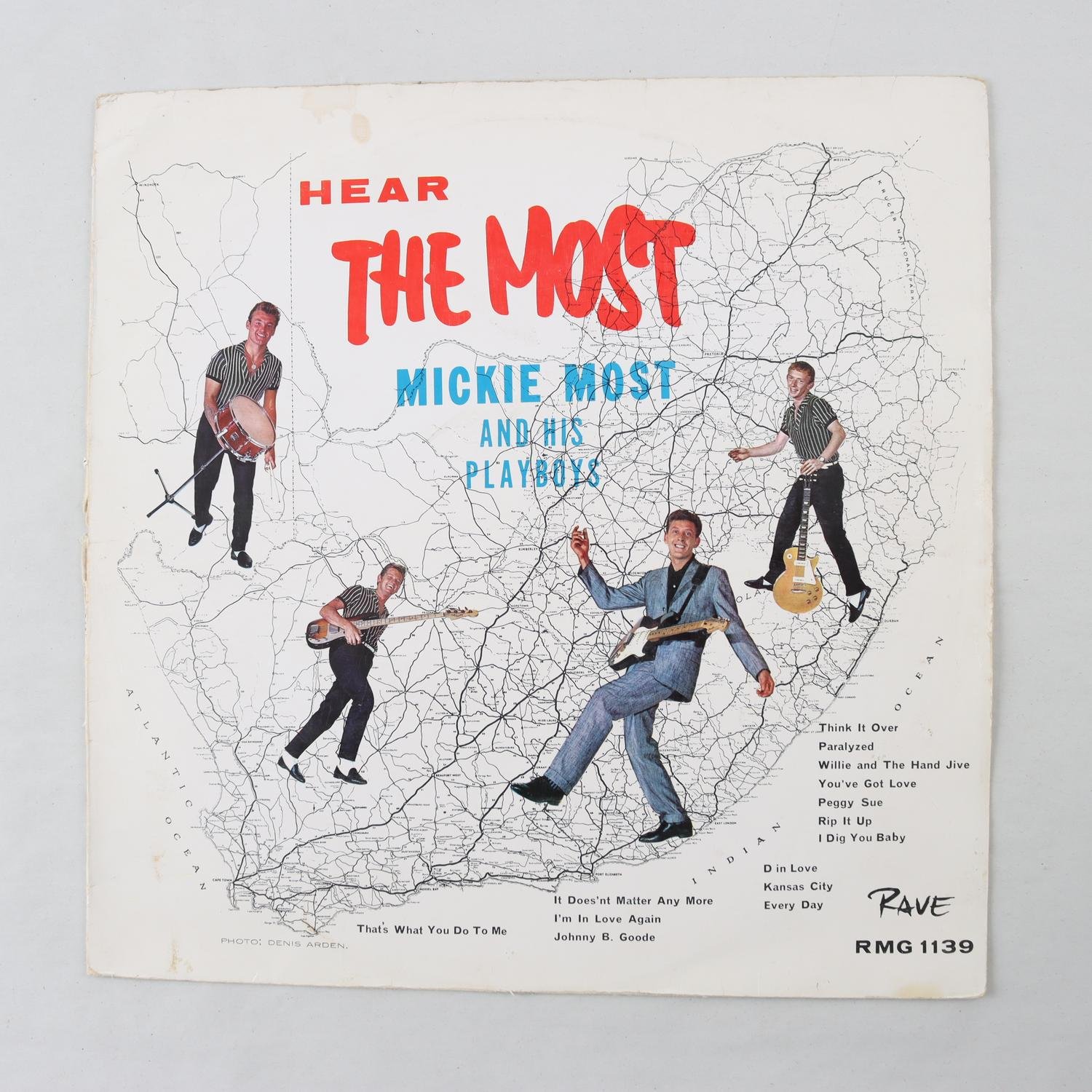 LP Mickie Most And His Playboys, Hear The Most