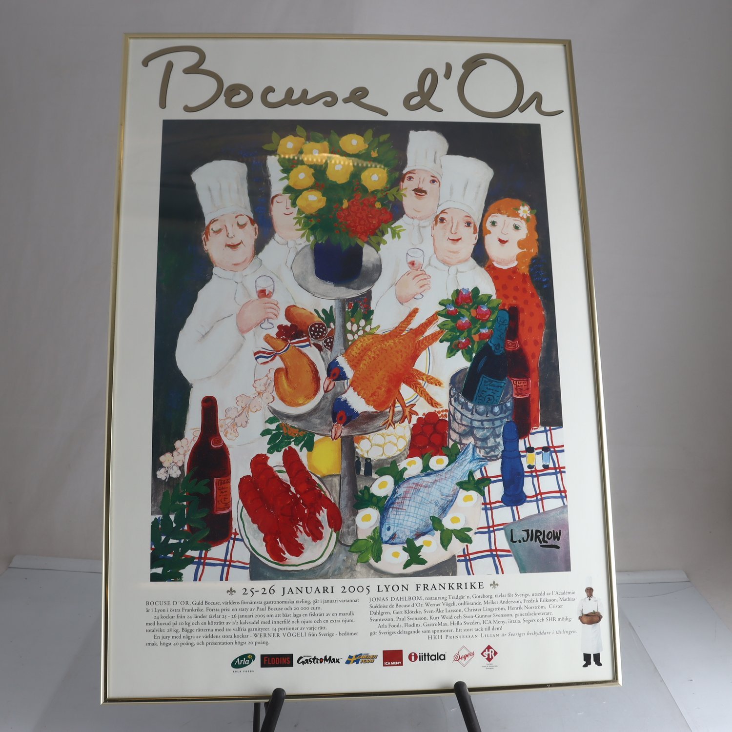 Färgtryck, Bocuse d´Or, Lennart Jirlow, (f.1936), 2005. Endast avhämtning.