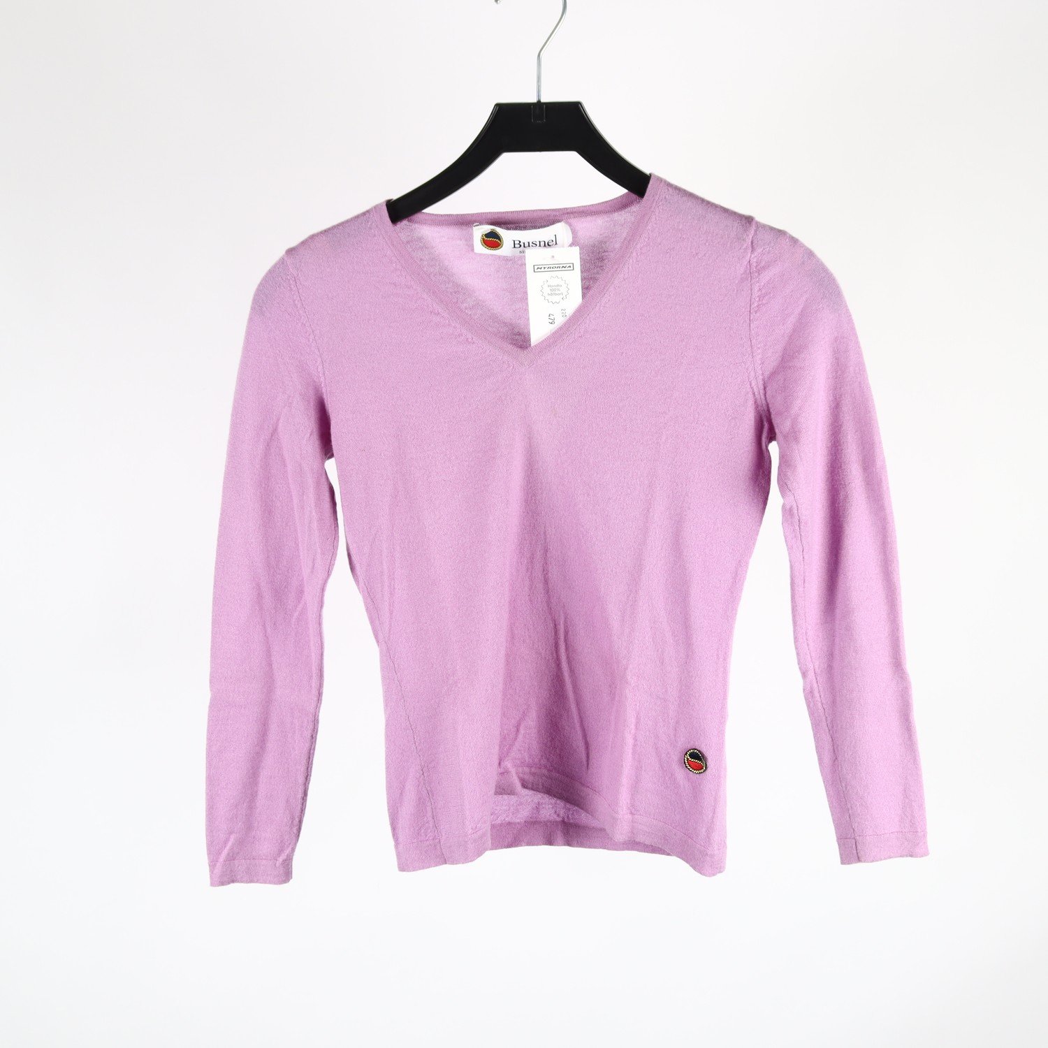 Tröja, Busnel, lila, cashmere, stl. 34