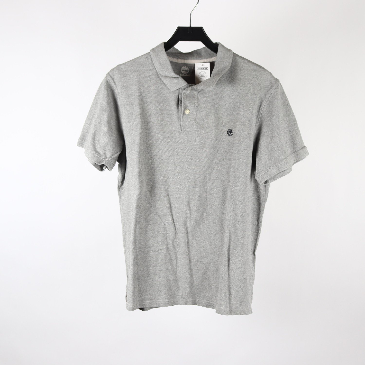 Pikètröja, Timberland, grå, stl. XL