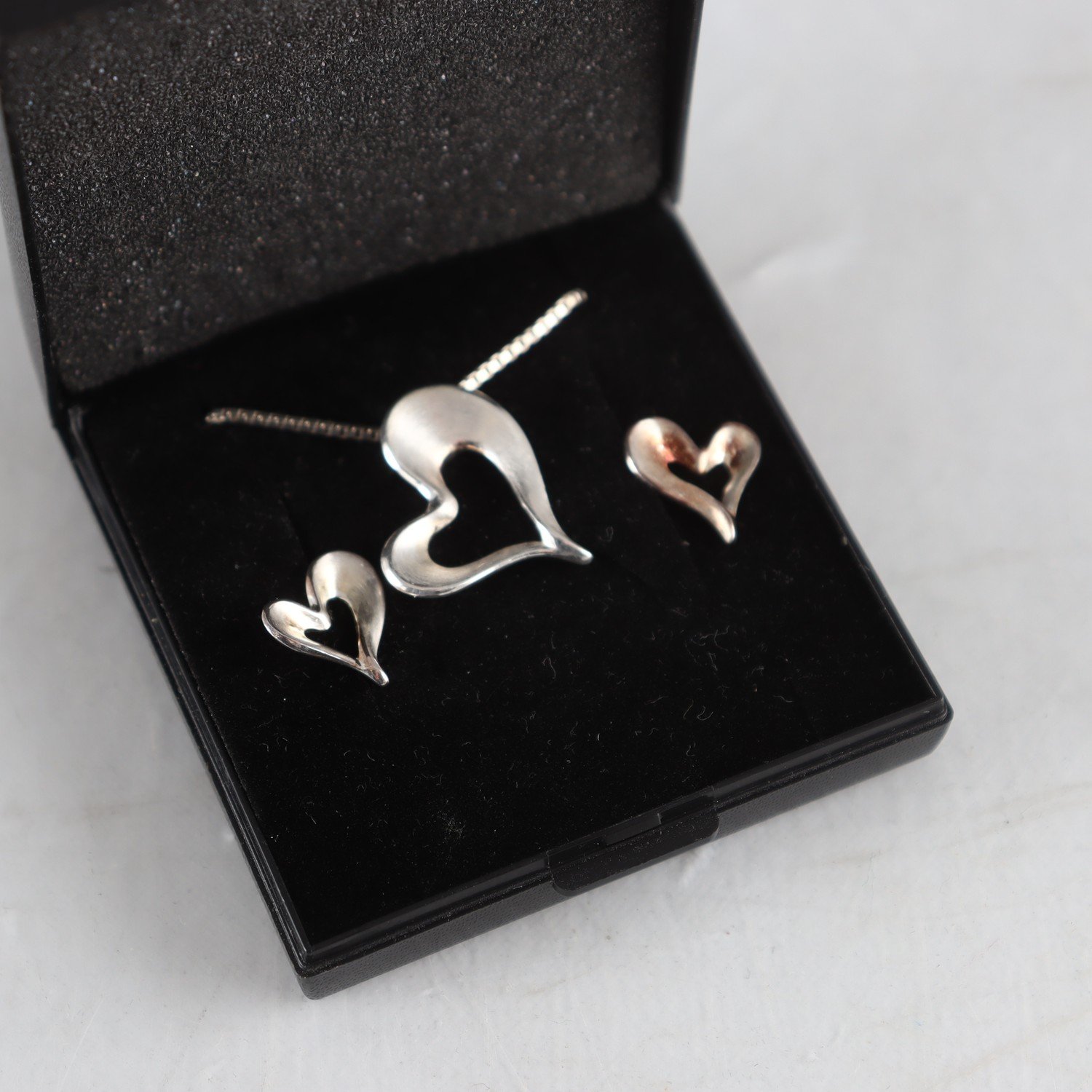 Set, Silver, Halsband, Örhängen, Vikt: 7,1 g