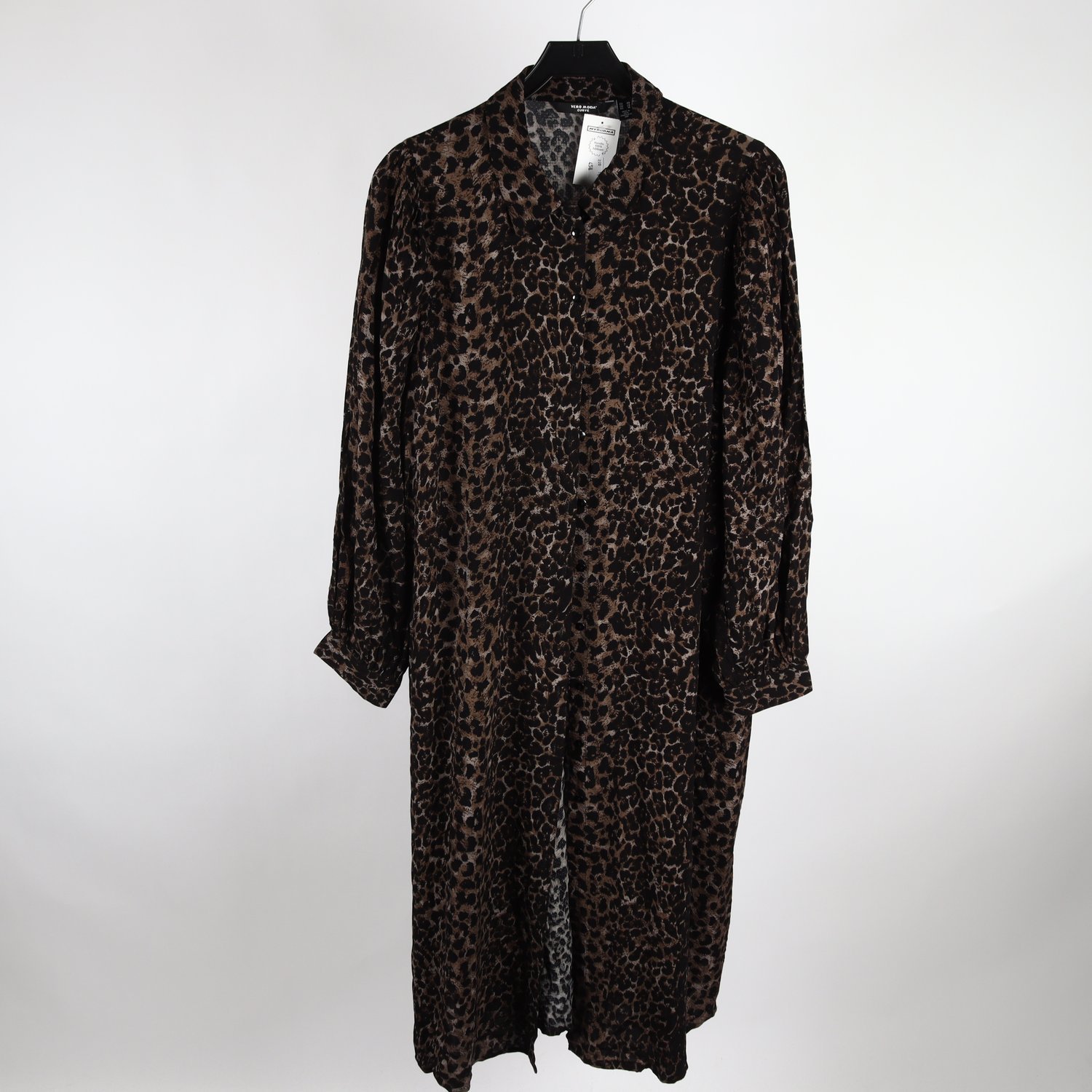 Klänning, Vero Moda, svart, beige, stl. 48