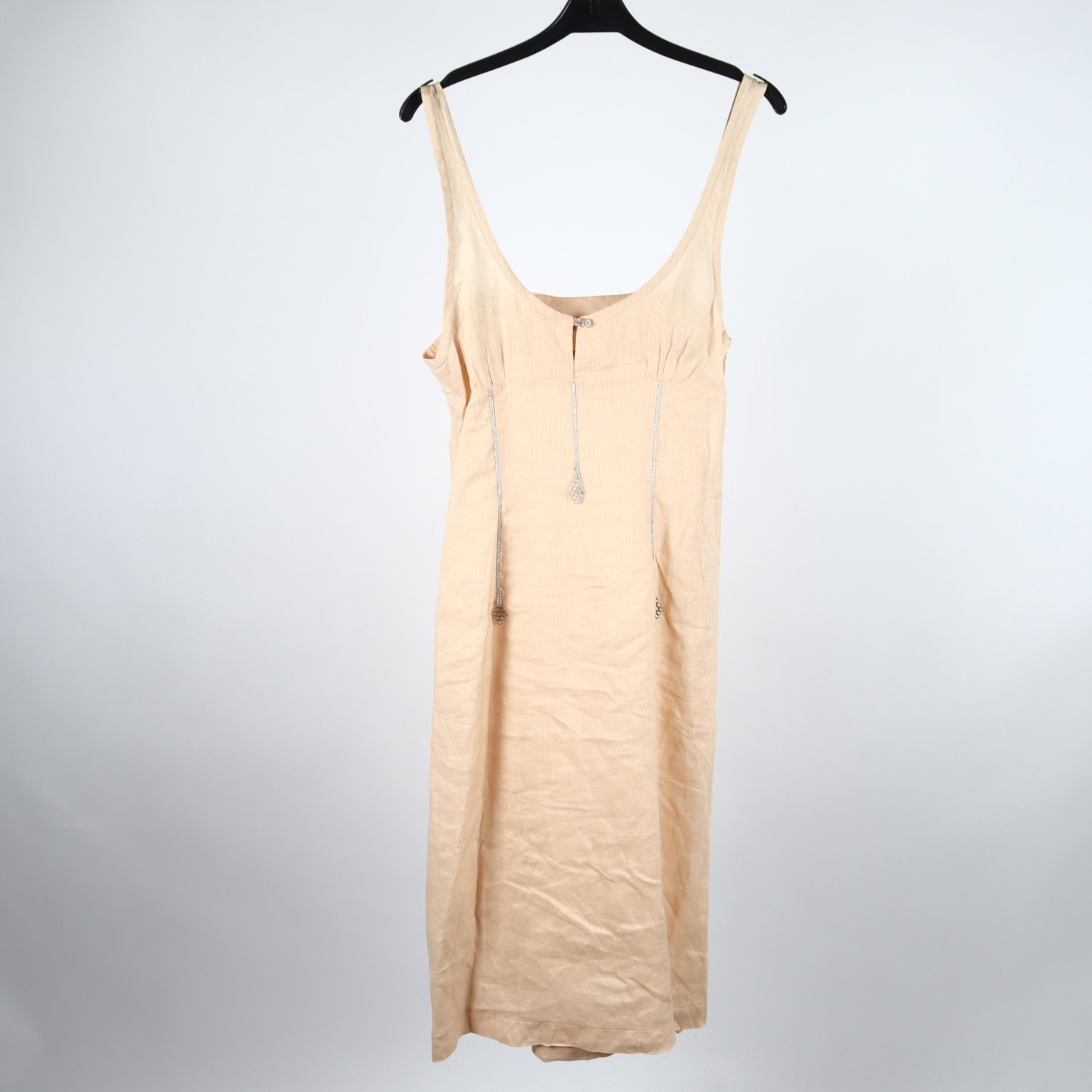 Klänning, Bottoms, beige, lin, stl. 40