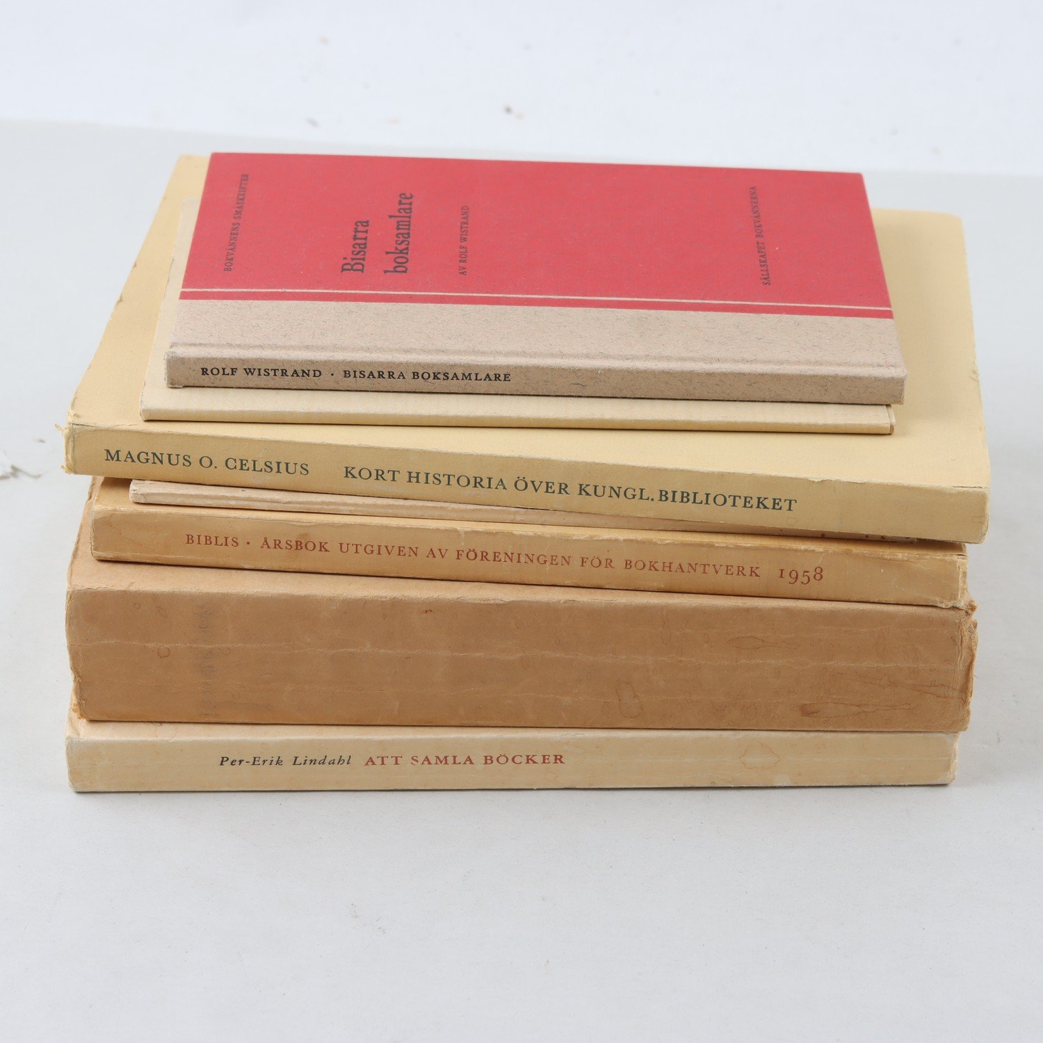 Bokhistoria och boksamlande, paket med 7 volymer