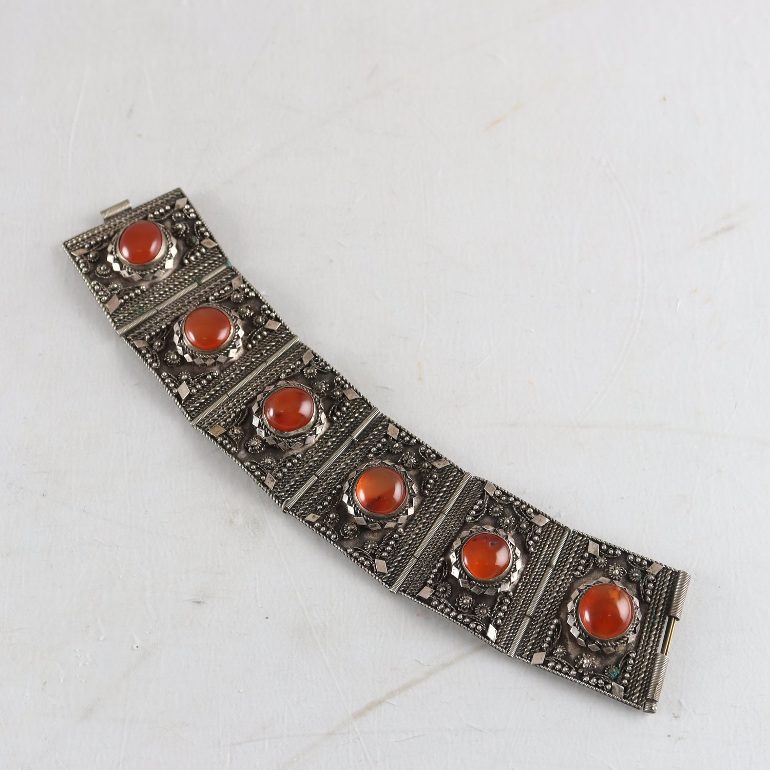 Armband, Silver, Stenar, Brv: 57,6 g