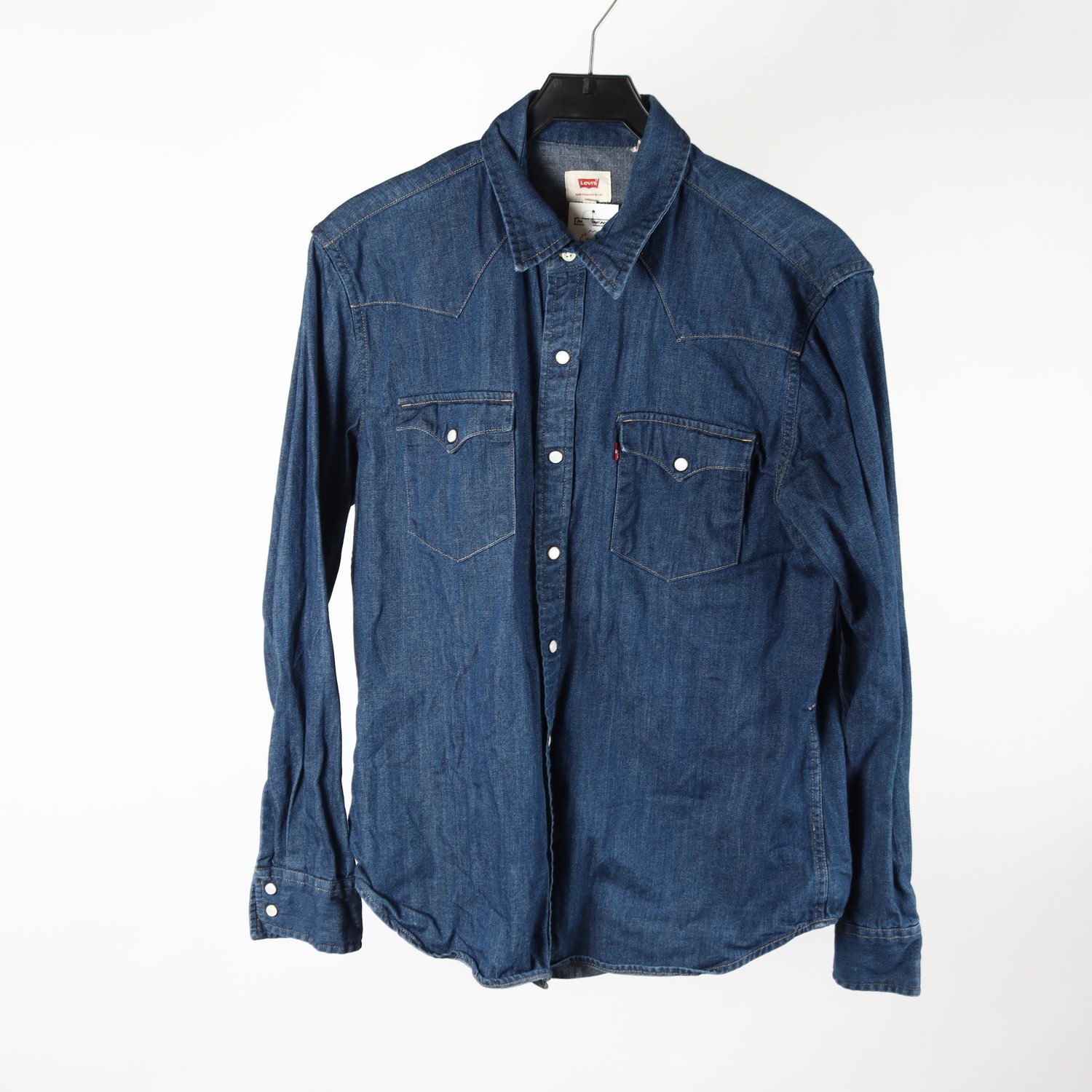 Jeansskjorta, Levis, blå, stl. L
